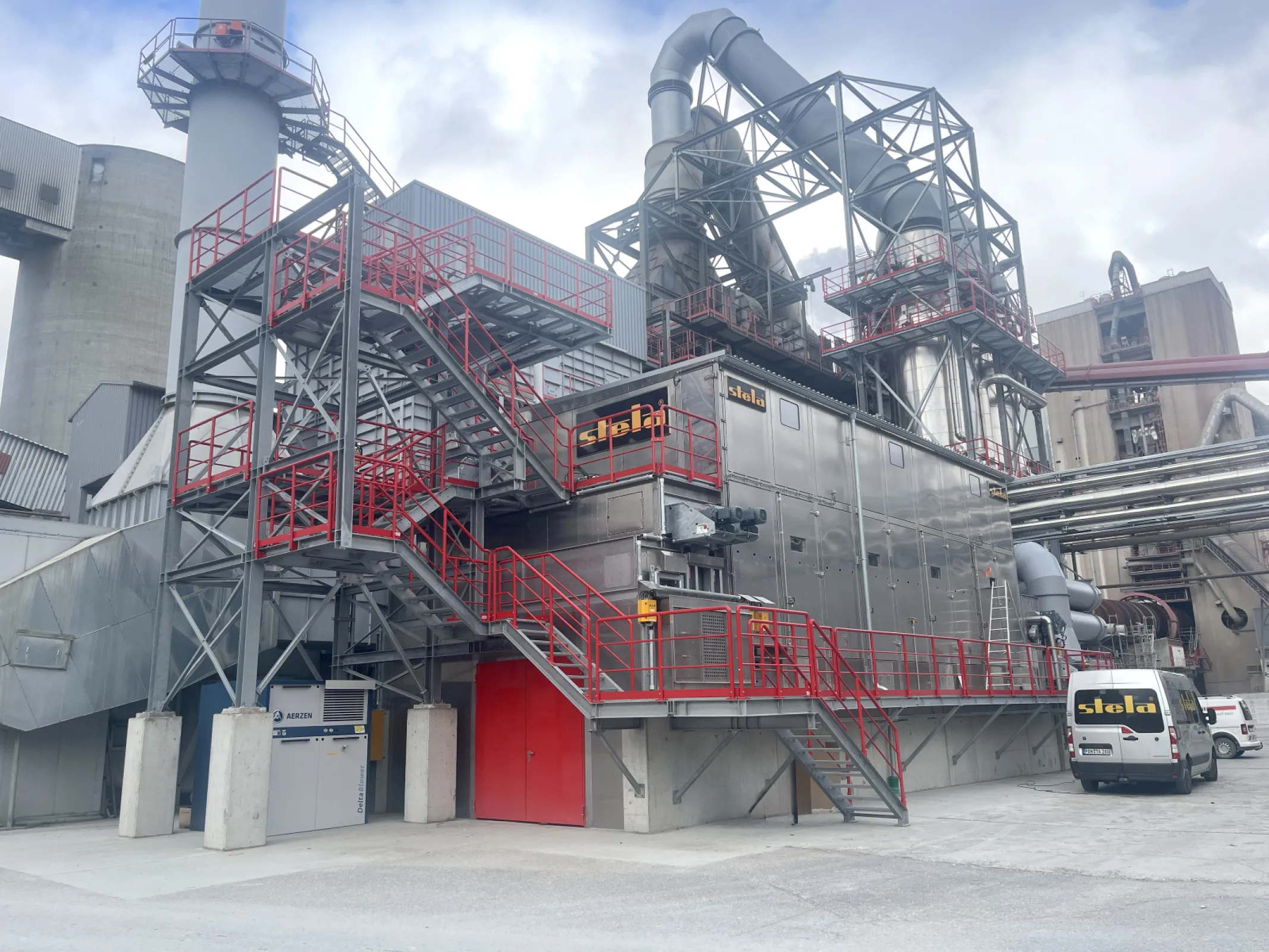 Belt dryer for drying of RDF/BGS in Germany