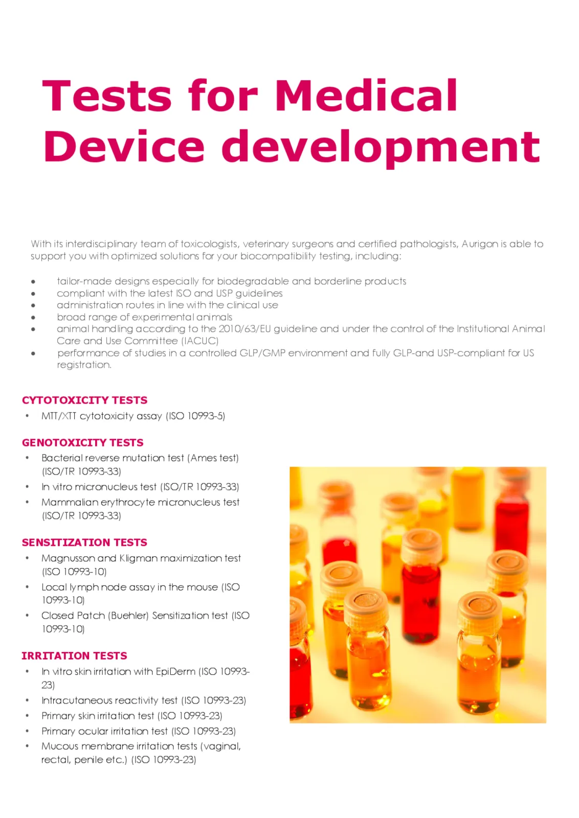 Flyer "Medical Device" - page 2