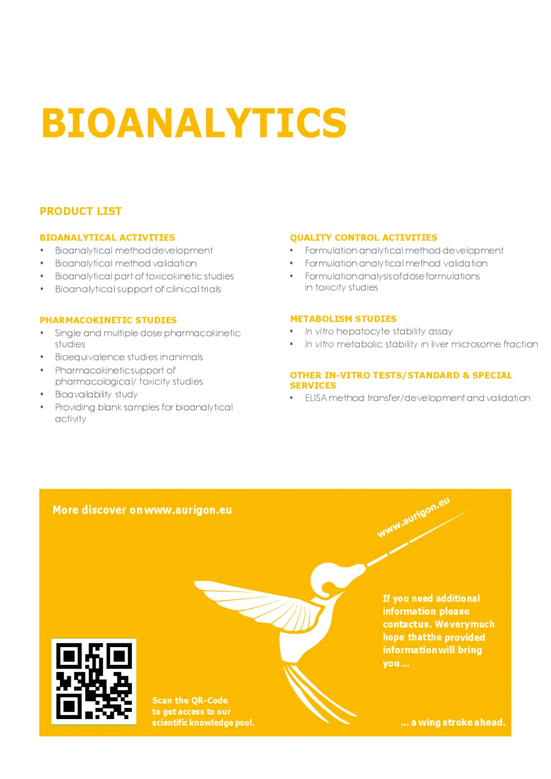 Flyer "Bioanalytics" - page 3