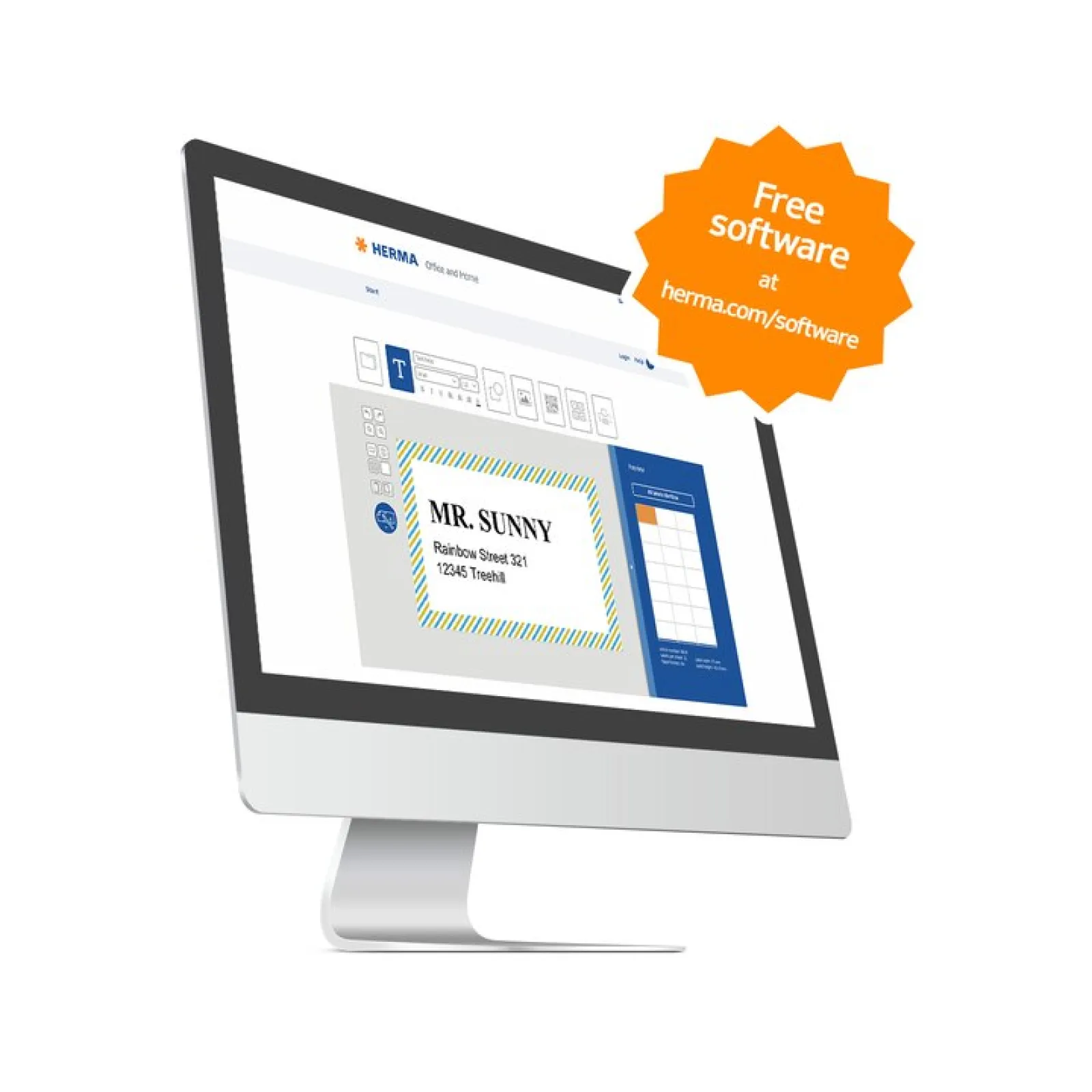 Free software - HERMA Label Designer Online