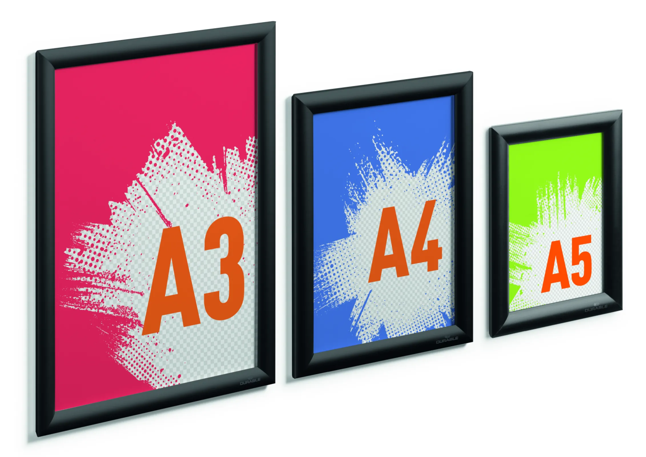 Snap Frame Aluminium, several Sizes, 2 colours