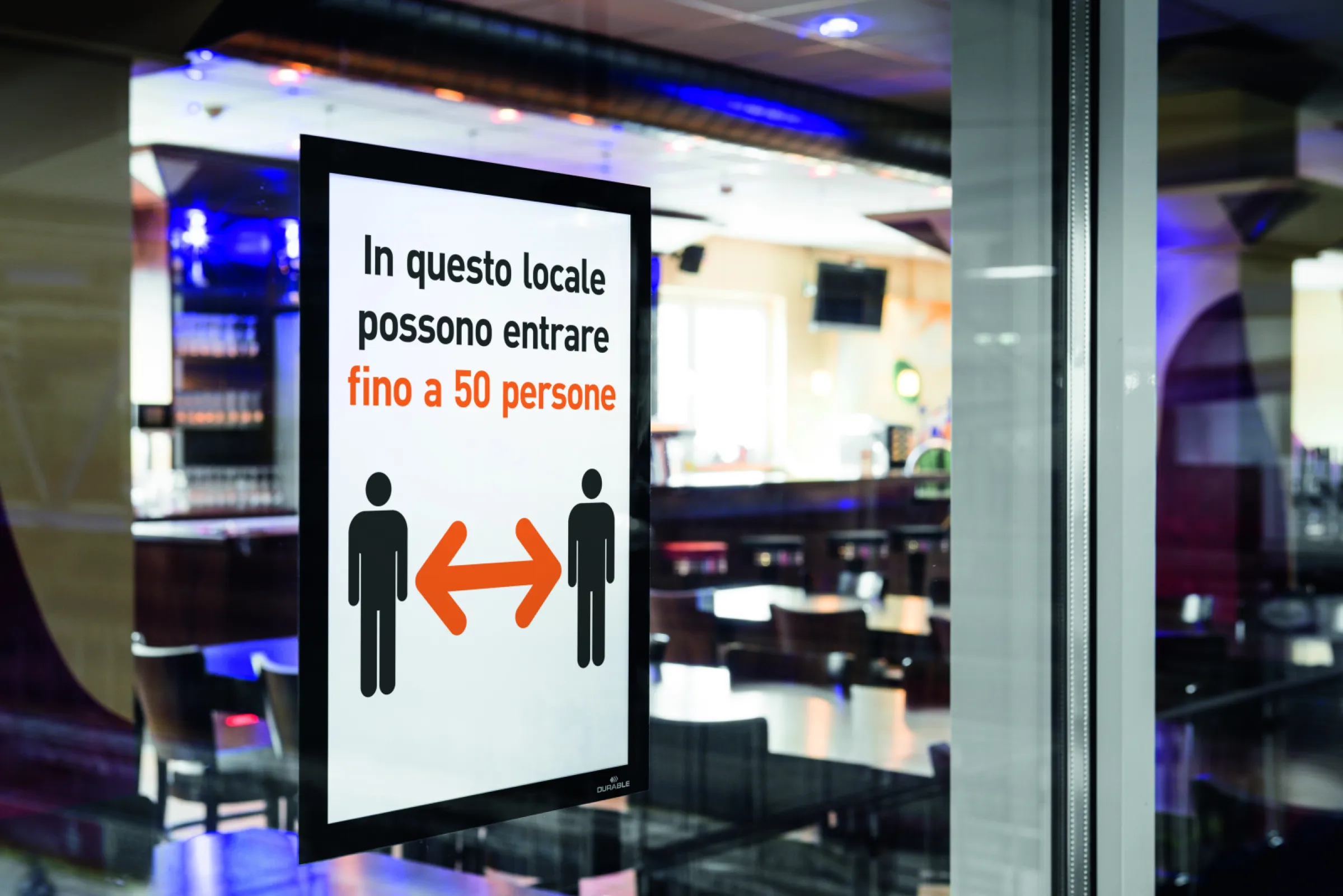 Infoframe DURAFRAME® A4, available in several colours and sizes