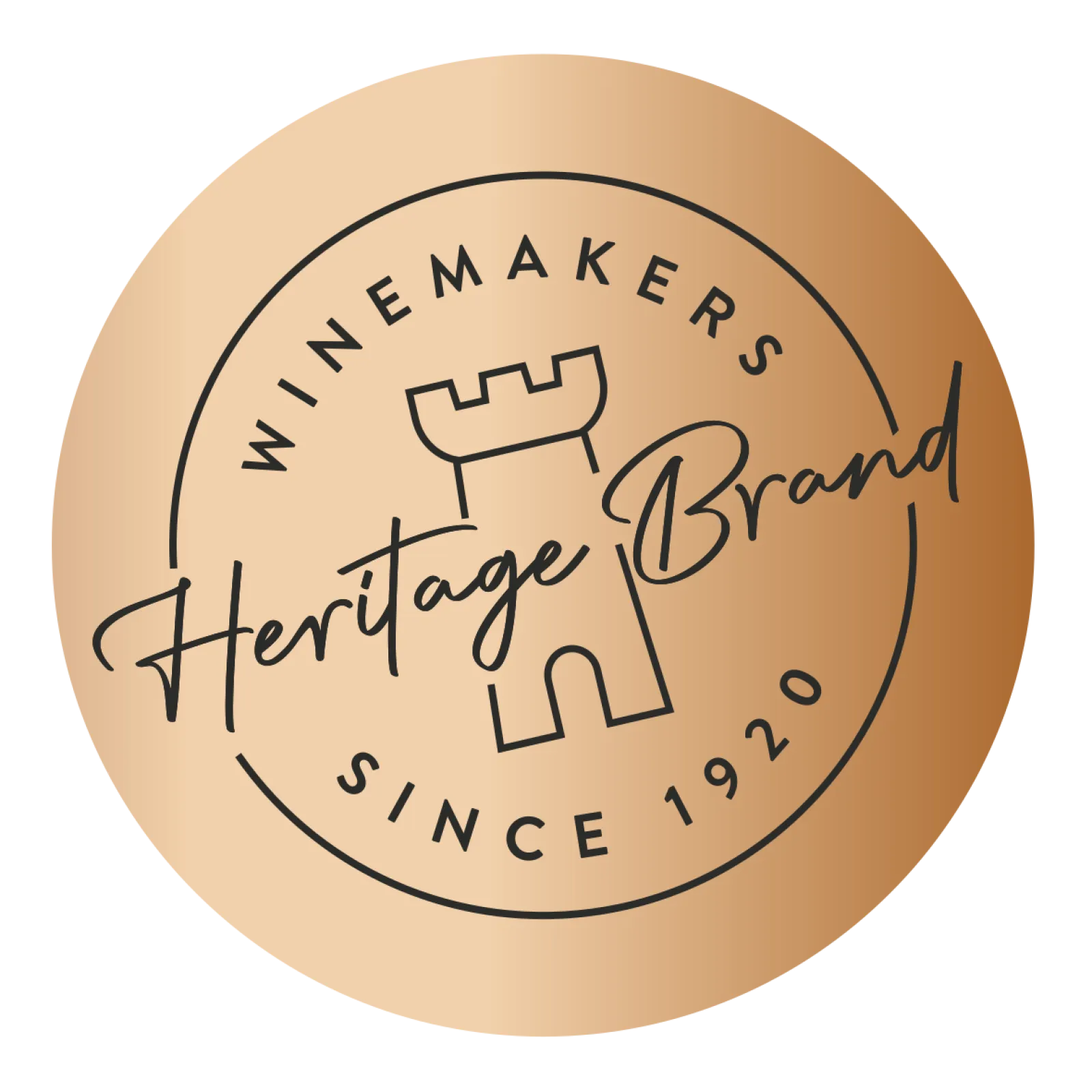 Black Tower Heritage Brand Sticker