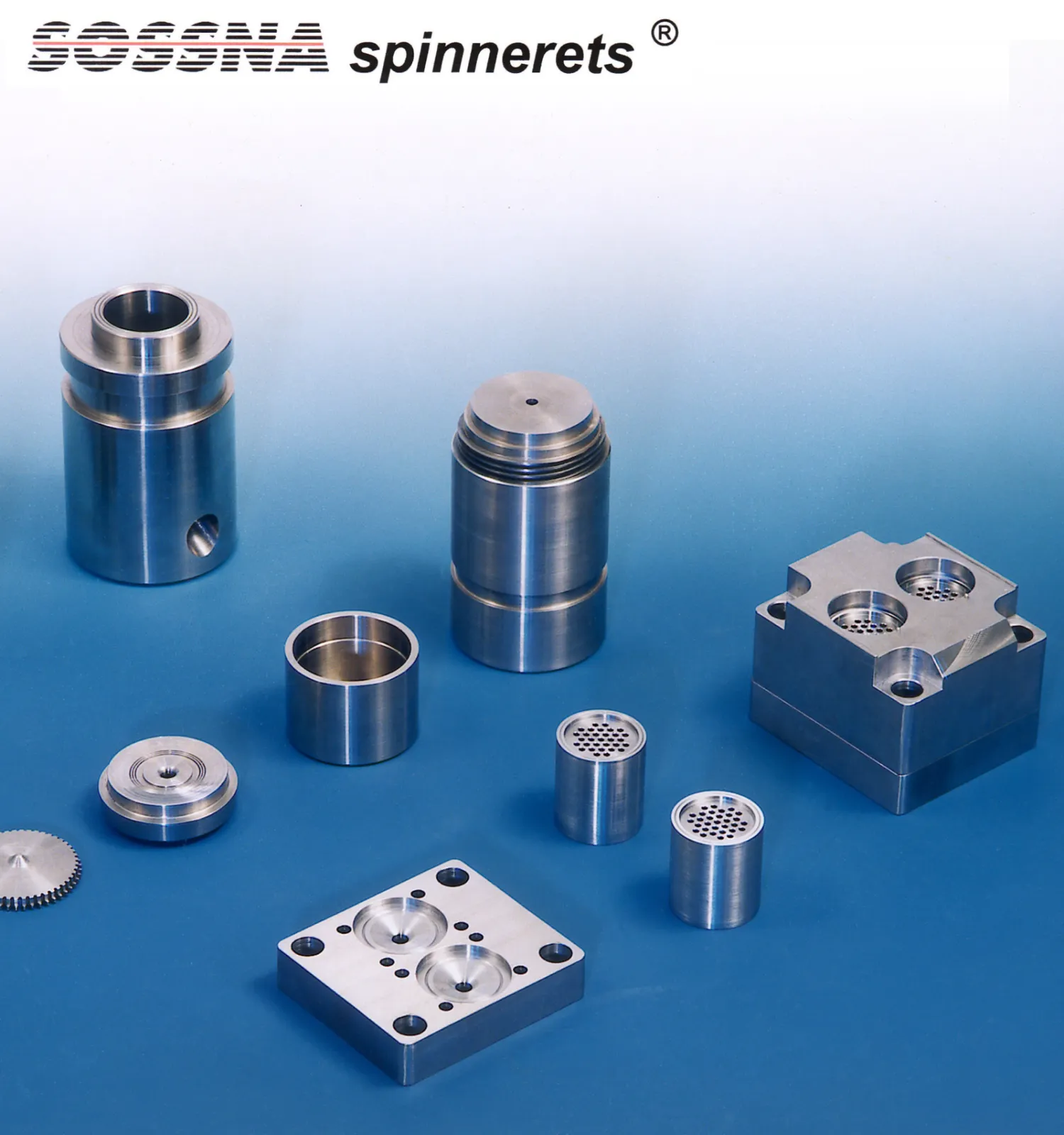 Spin packs for melt spinning