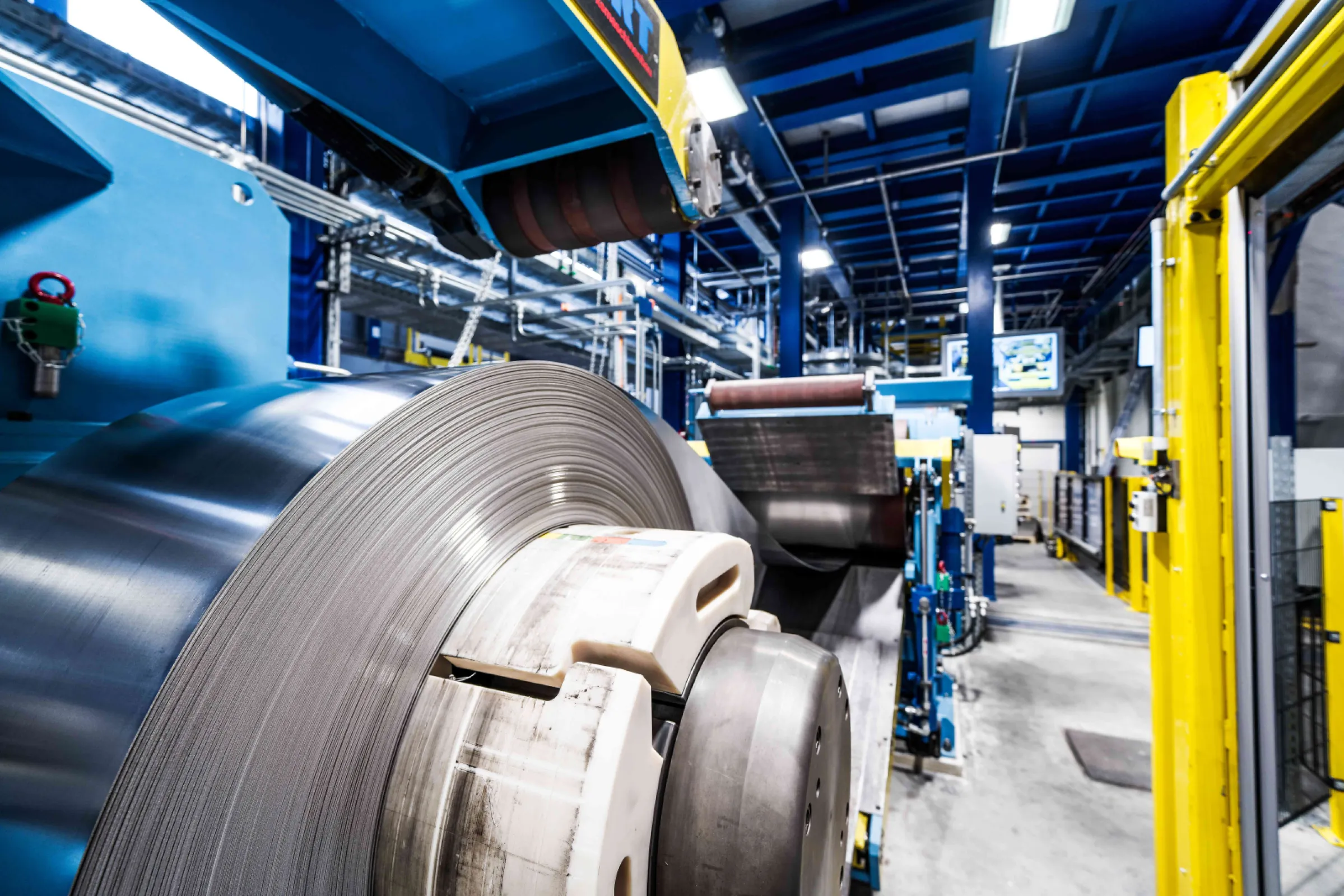 Strip is delivered in different sizes, up to 750 mm in width.