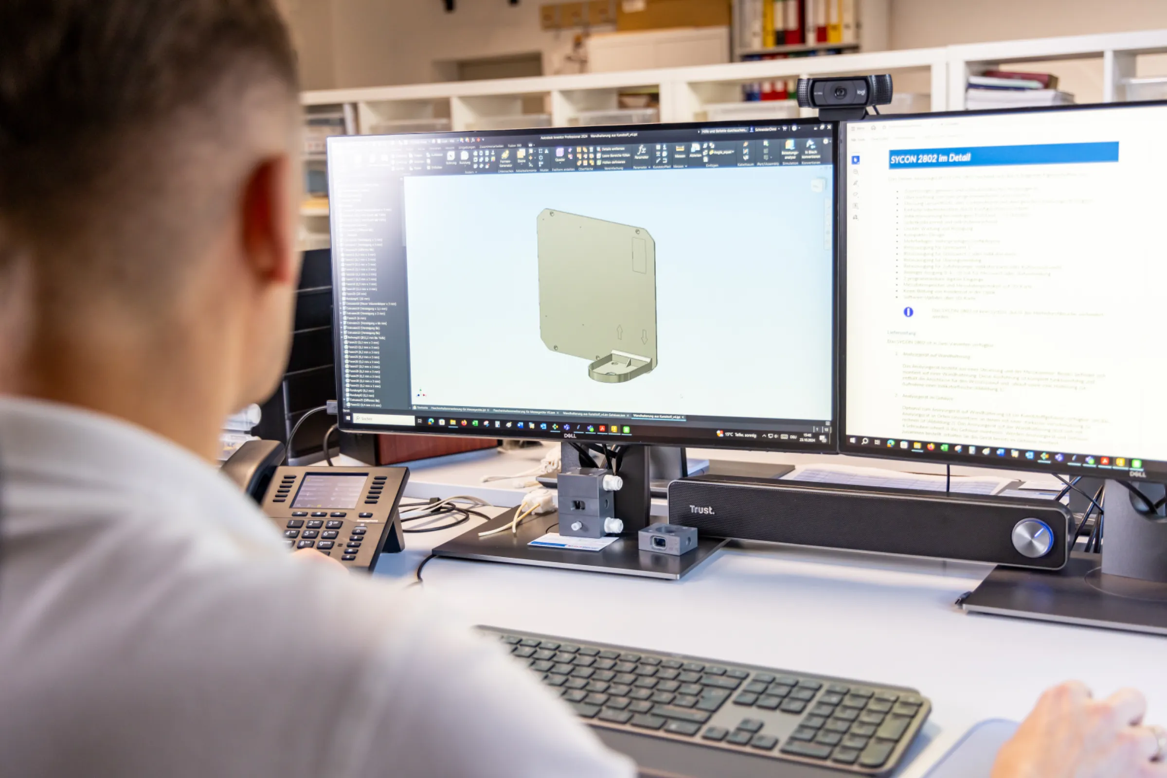 Mechanical construction in the R&D departement