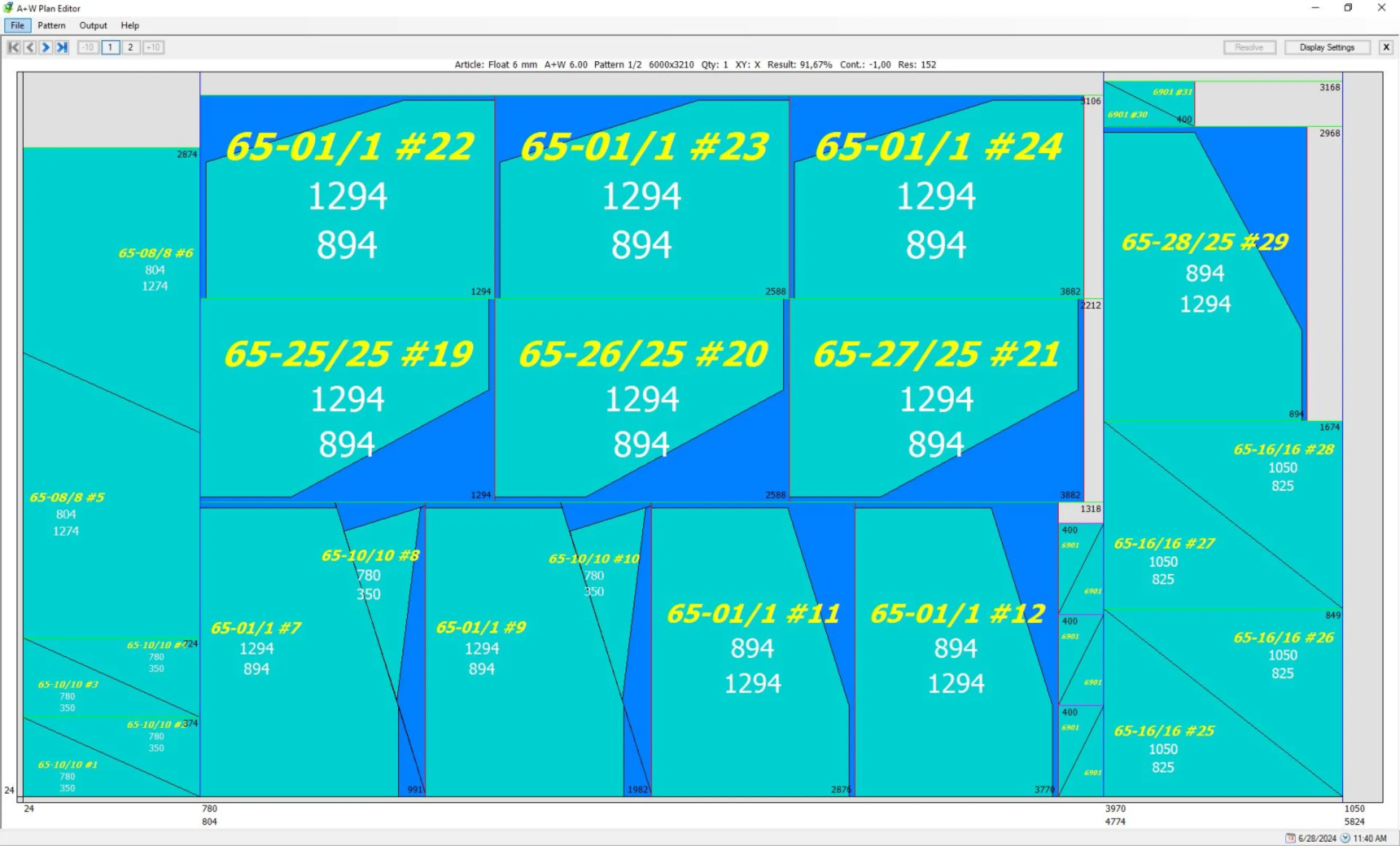 A+W Production - Plan Editor