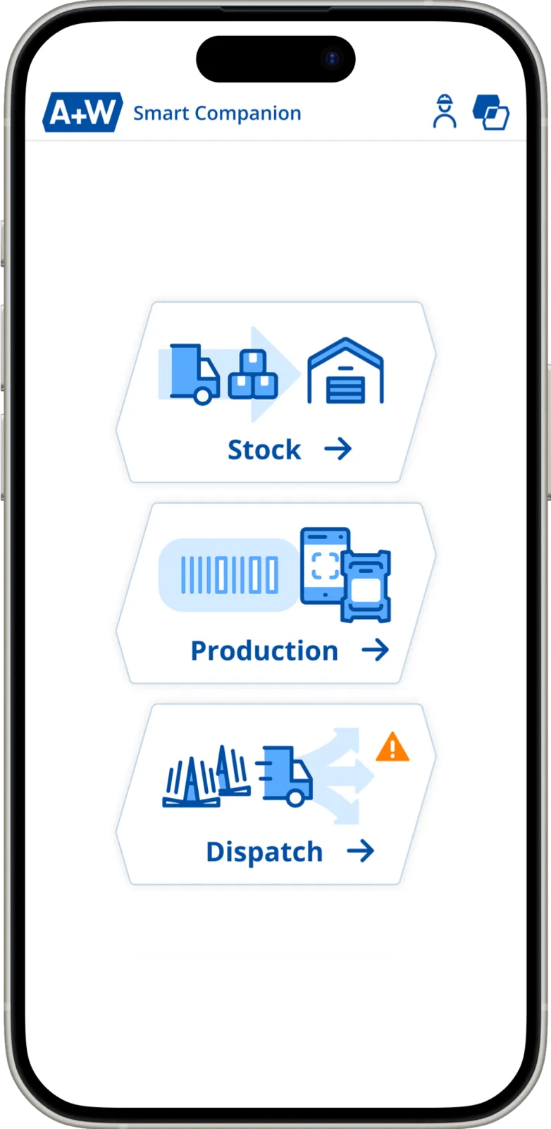 A+W Smart Companion - Switch between modules
