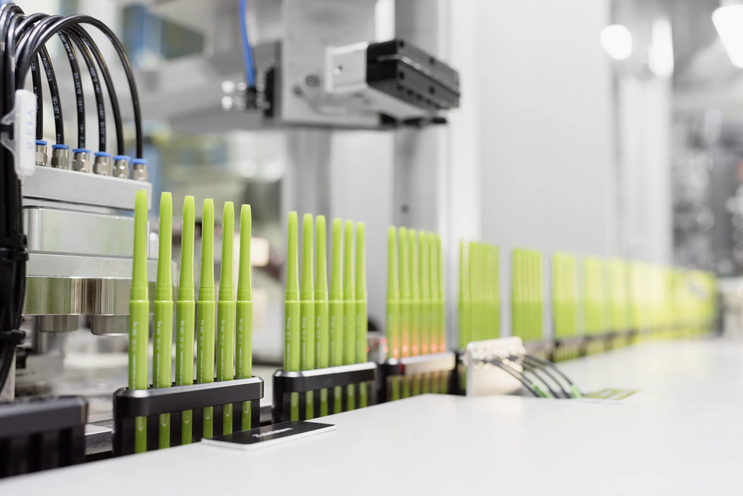 Mechanical pencil production