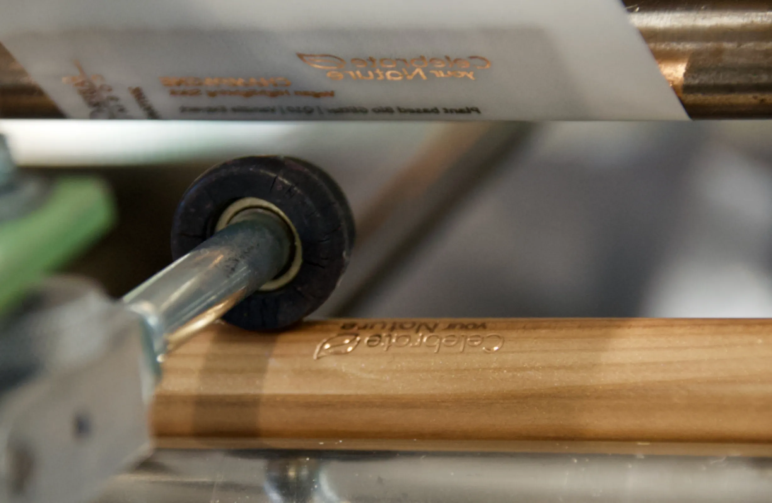 Decoration of wooden pencils