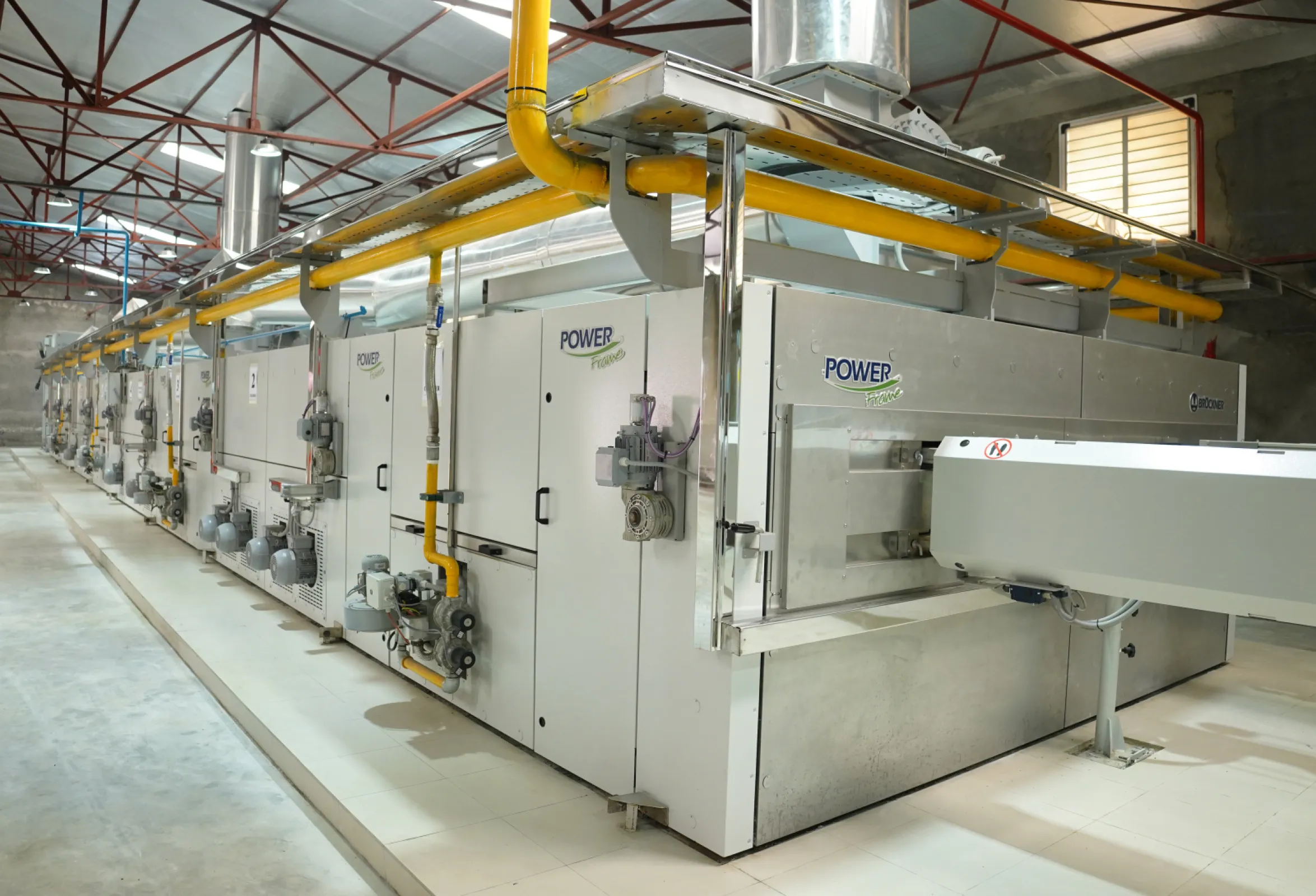 POWER-FRAME SFP-2 stenter frame for efficient drying processes