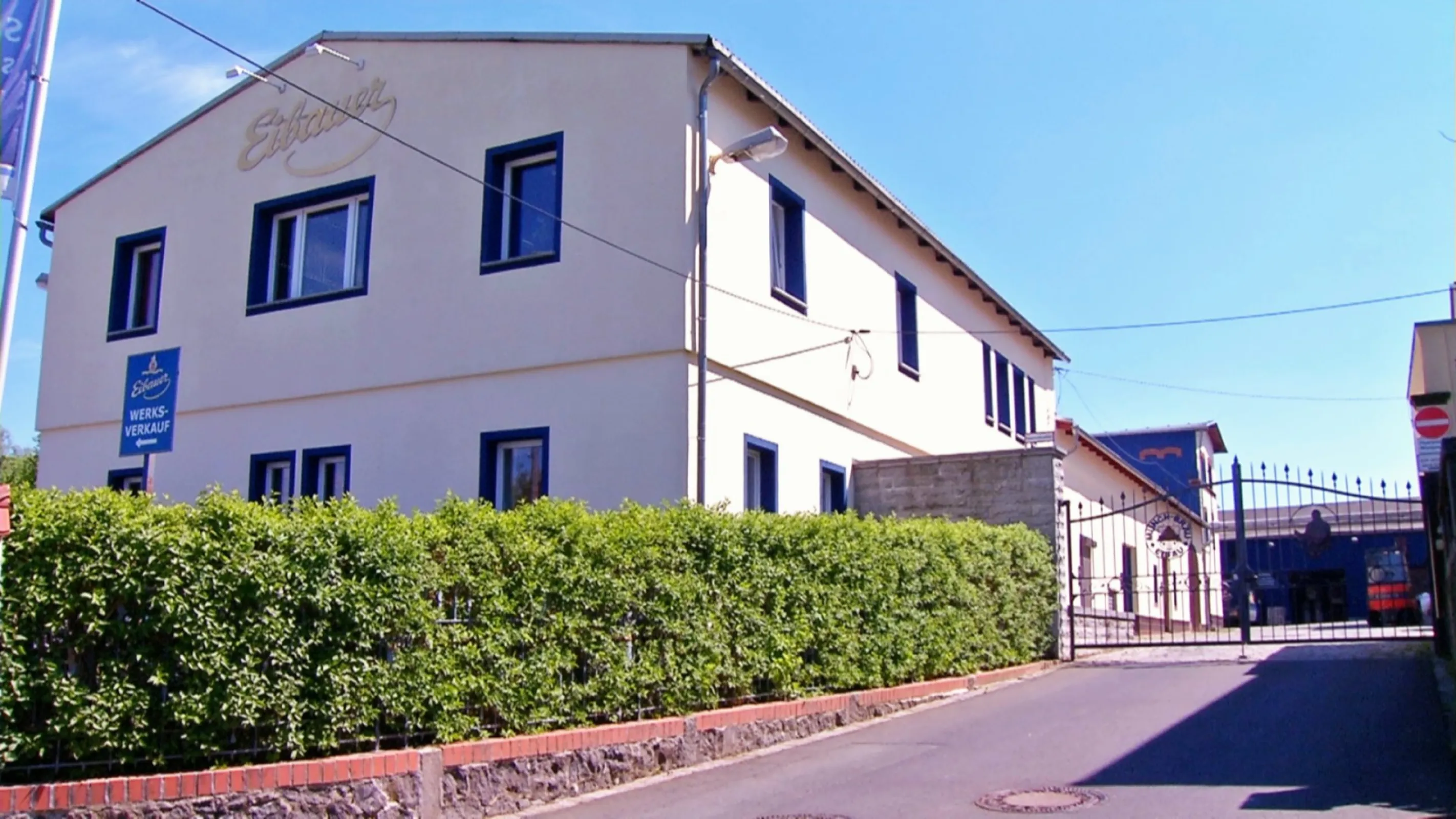Entrance to the brewery