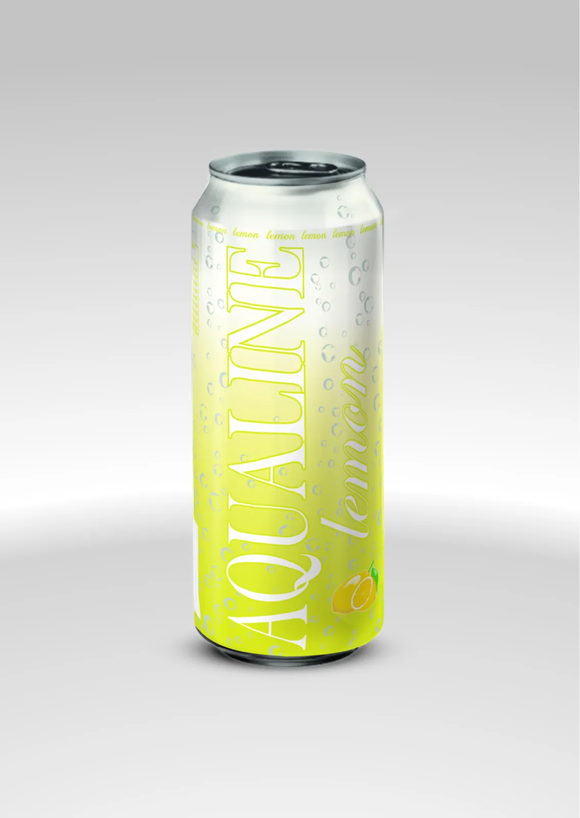 AQUALINE lemon 500ml Can