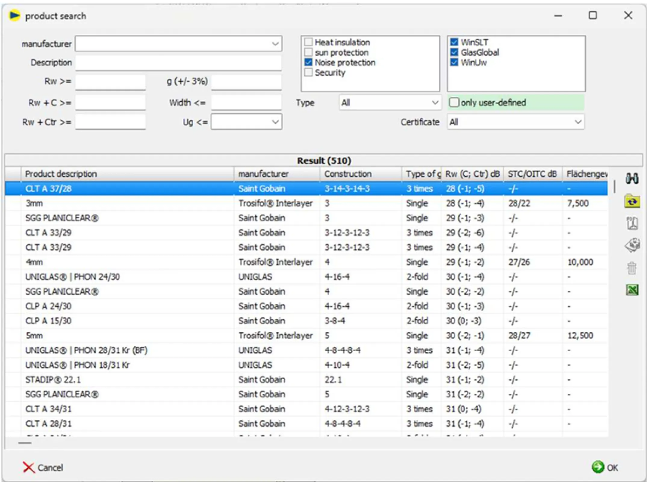 Product Search WINSPZ®