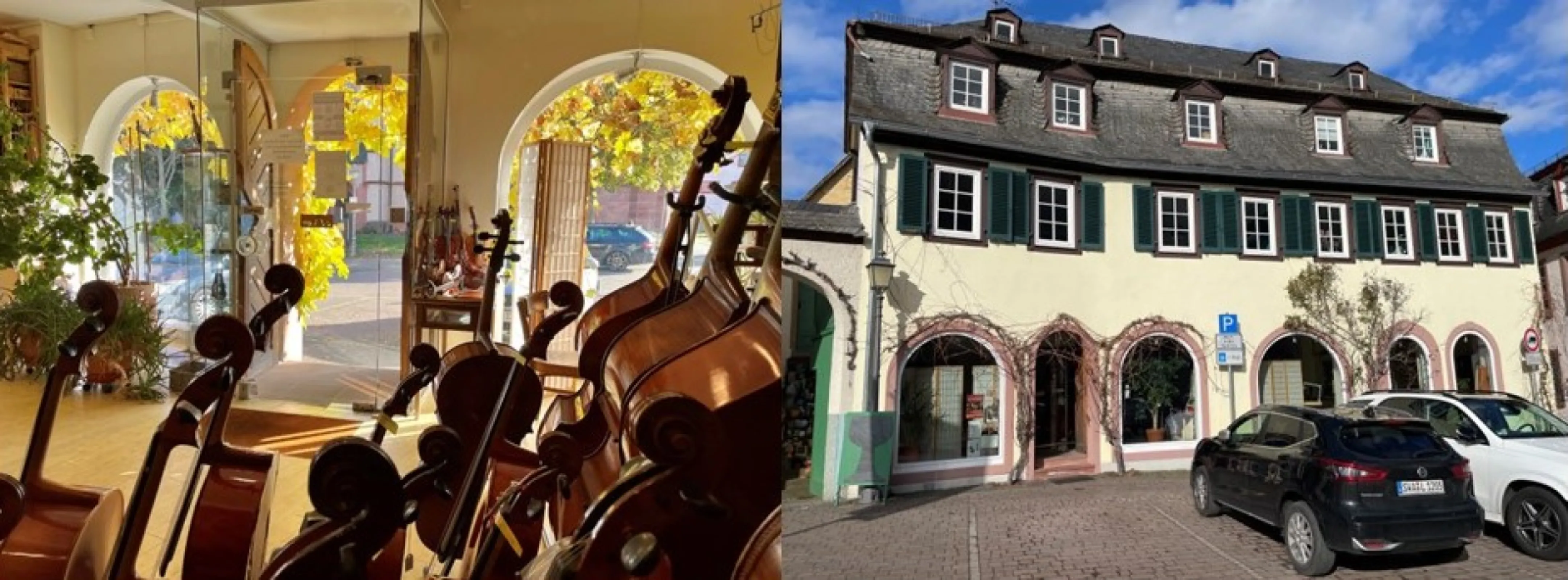 Our Violinshop in Geisenheim, Germany near Frankfurt, professional services for Stringed instruments - selling, repair & restoration since 1997. and Milo Stamm bridges