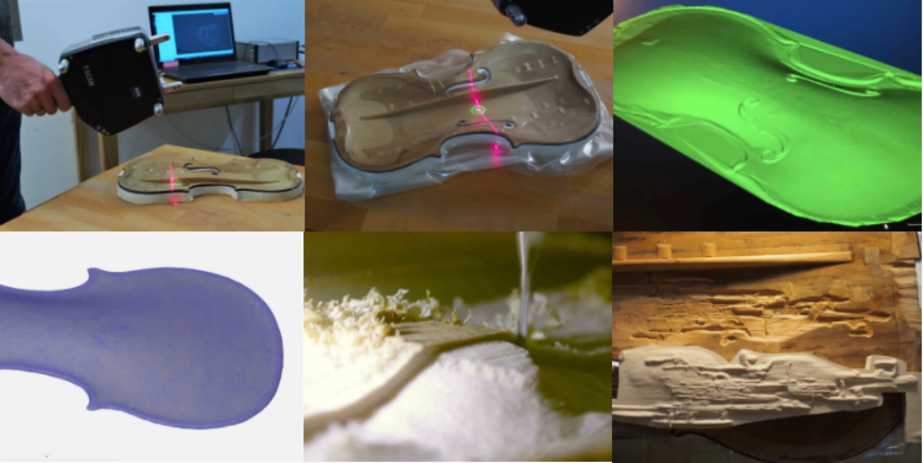 Zeiss high-performance scanner for 3D - scanning of stringed instruments