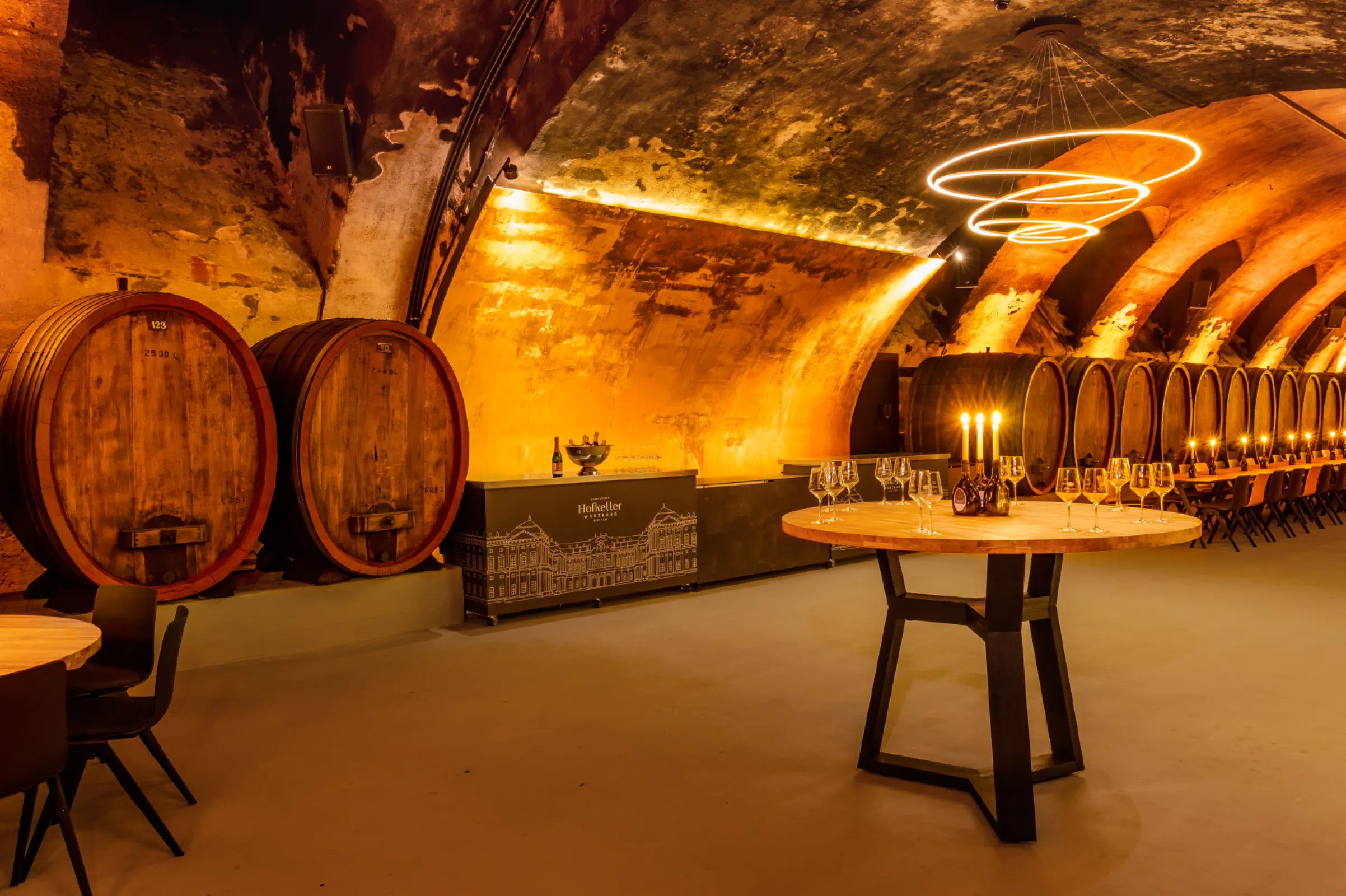 Our wine cellar in the Würzburg Residence