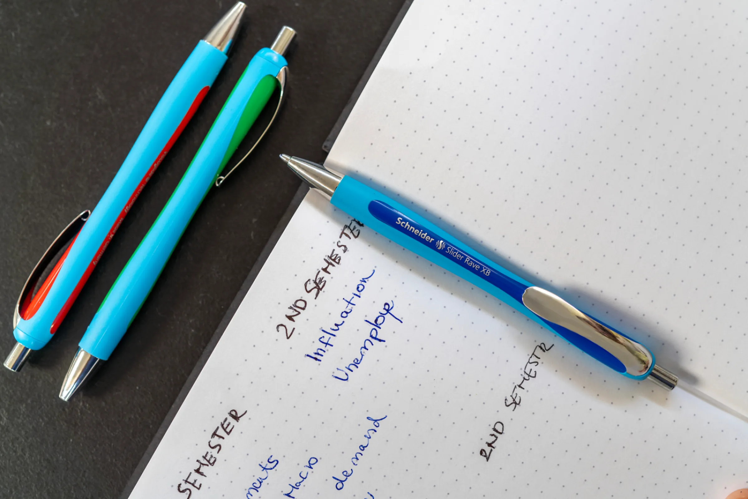 Slider Rave ballpoint pen with Viscoglide® technology - for extraordinarily smooth and gliding writing