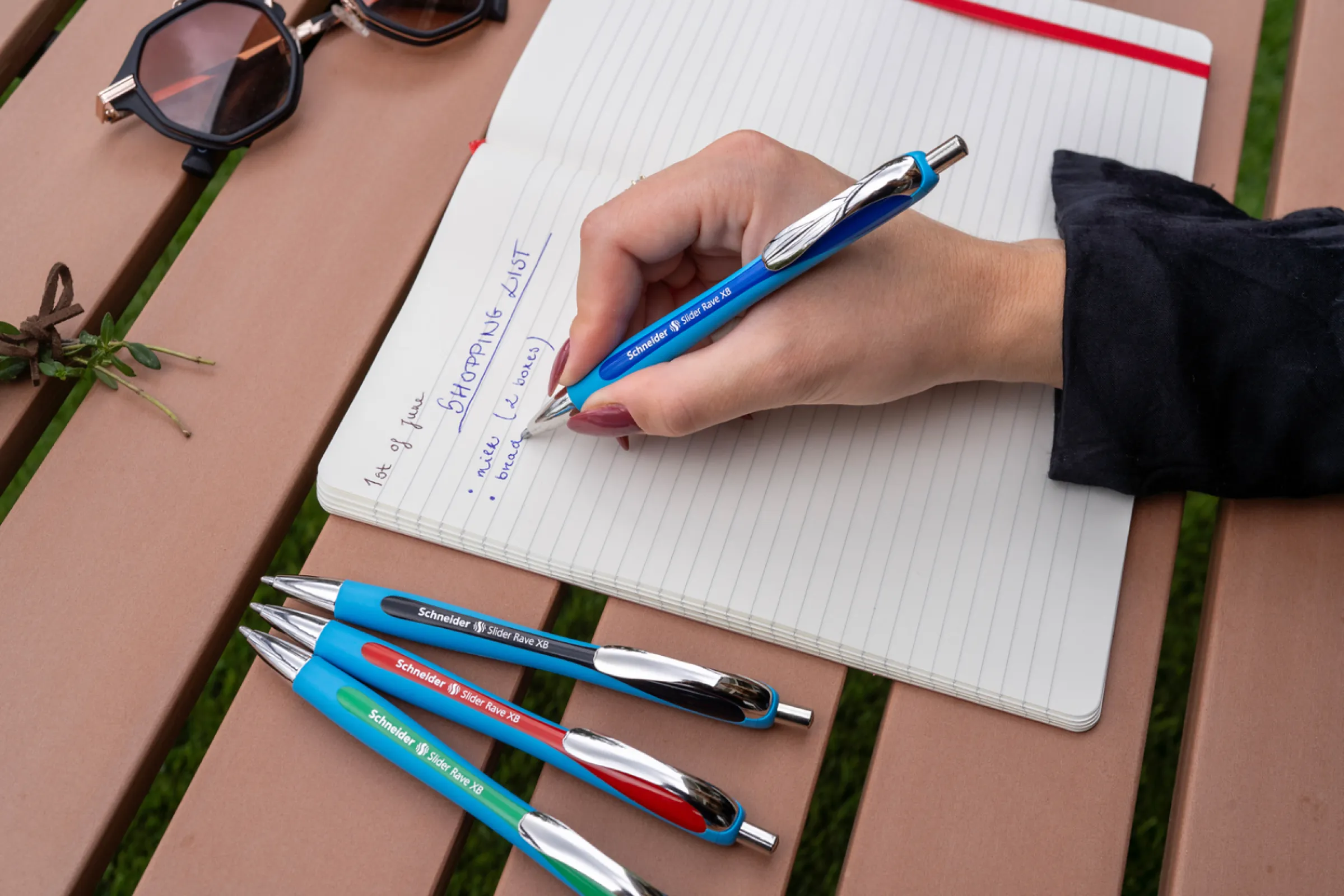 Slider Rave ballpoint pen with Viscoglide® technology - for extraordinarily smooth and gliding writing