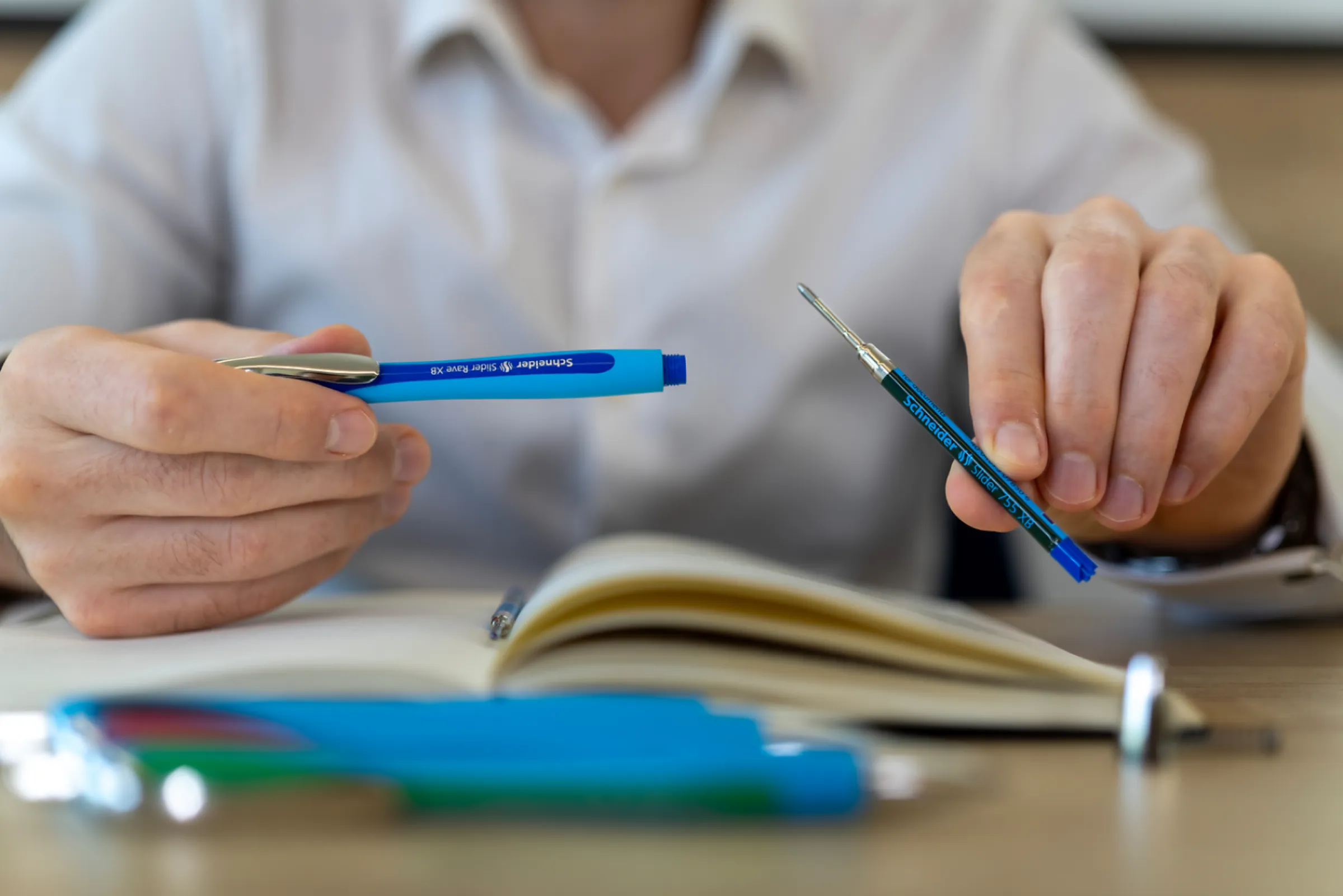 Slider Rave -Replaceable giant refill Slider 755 XB with wear-resistant stainless steel tip