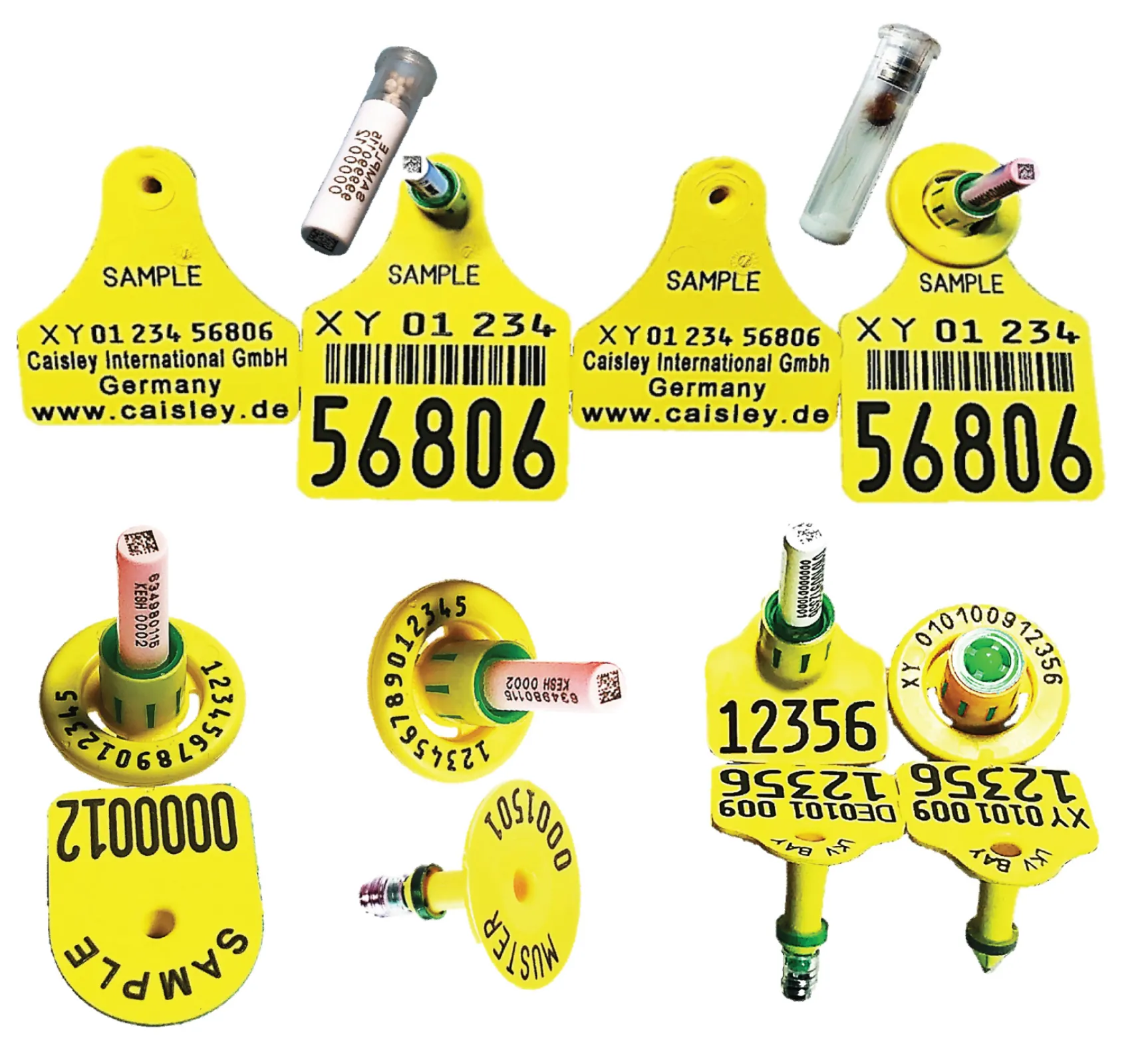 GenoTronic: Tissue sampling ear tag with RFID transponder