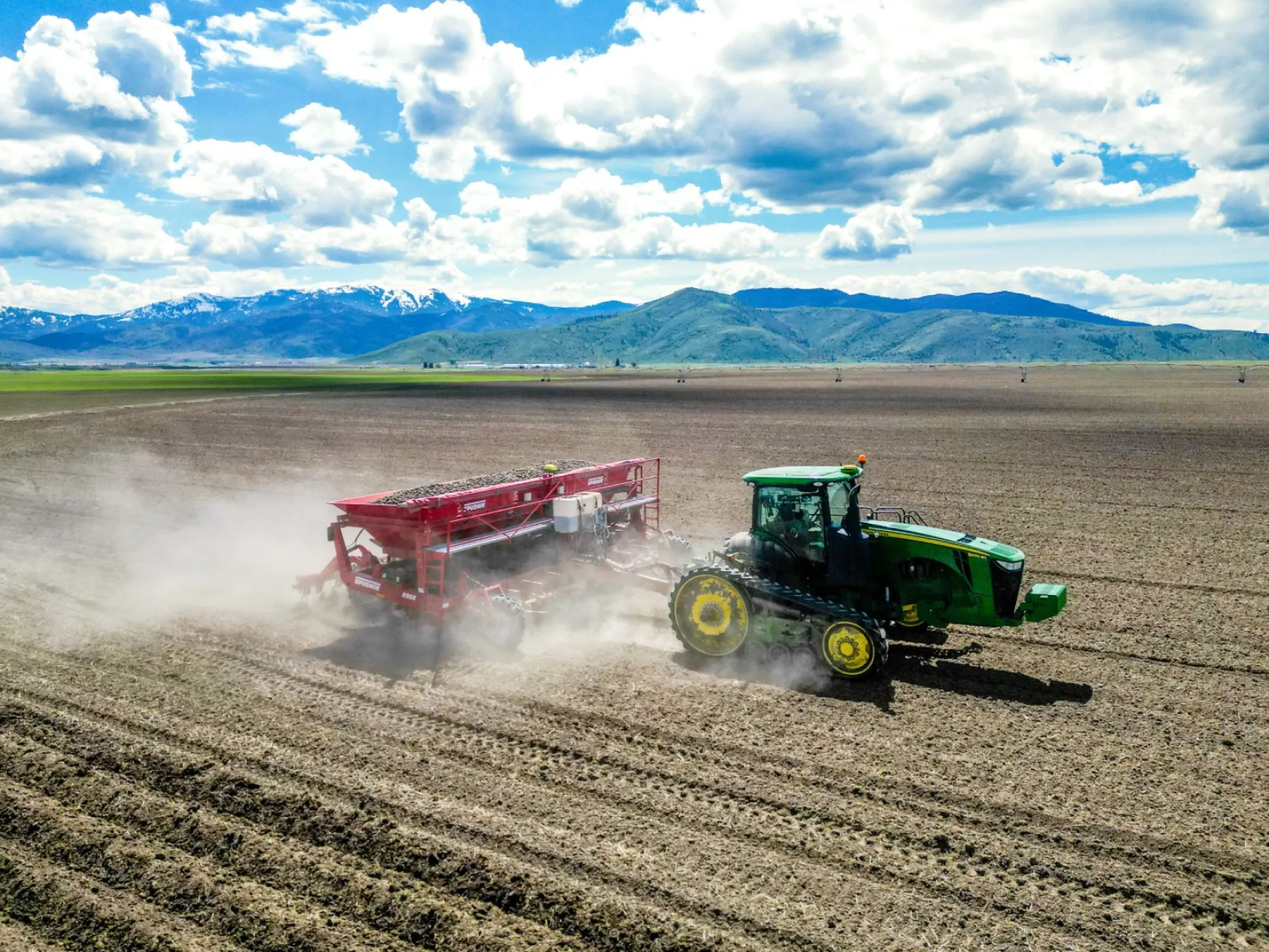 SPUDNIK 8 row potato belt planter 8908