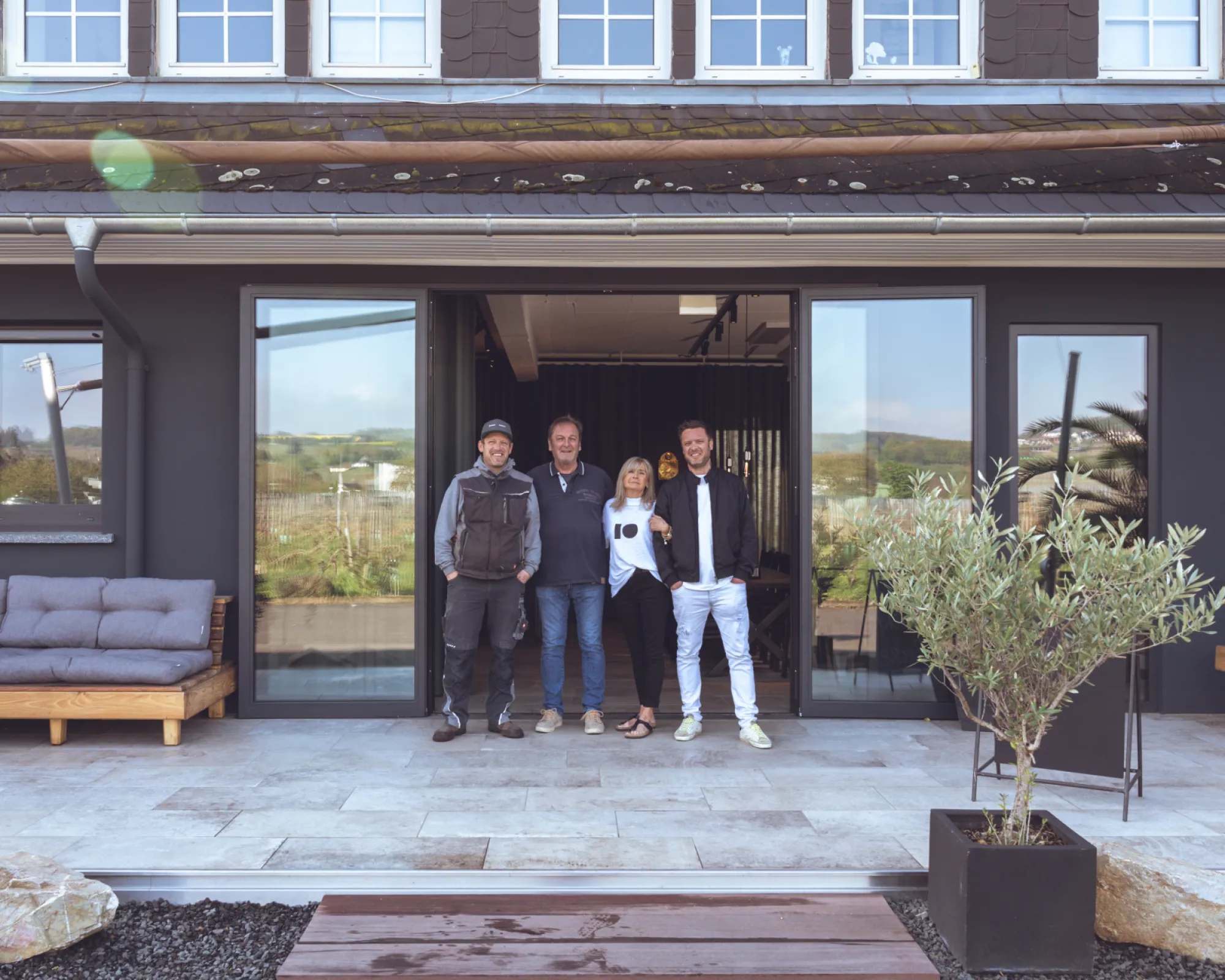 The Schumanns - from left to right: David, Fred, Uli, Philipp