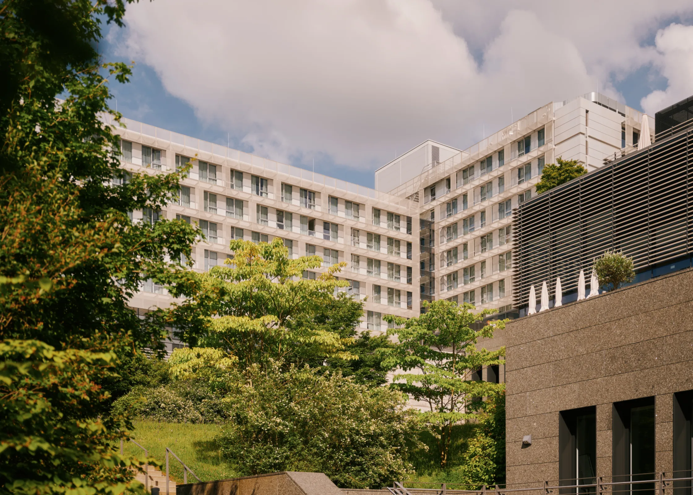 Exterior view of the hotel
