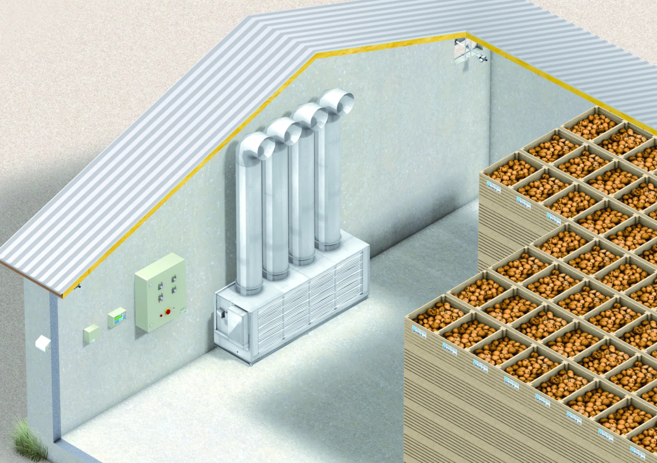 Compact cooling system