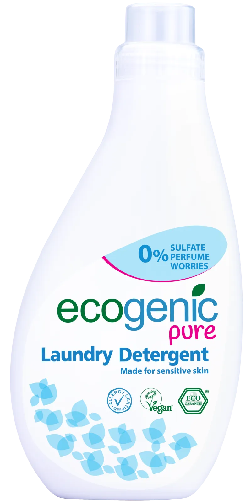 ECOGENIC PURE LAUNDRY DETERGENT - Ecogenic Pure Laundry Detergent is a new sulfate-free detergents designed for those sensitive and allergic skin’s laundry. * Superior washing and cleaning properties in all washing temperatures. * Made for all kinds of fabrics, it removes stains and is effective, even in low temperatures. * Rinses easily without leaving any residue. * Certified. ECOGENIC PURE LAUNDRY DETERGENT - Ecogenic Pure Laundry Detergent is a new sulfate-free detergents designed for those sensitive and allergic skin’s laundry. * Superior washing and cleaning properties in all washing temperatures. * Made for all kinds of fabrics, it removes stains and is effective, even in low temperatures. * Rinses easily without leaving any residue. * Certified.