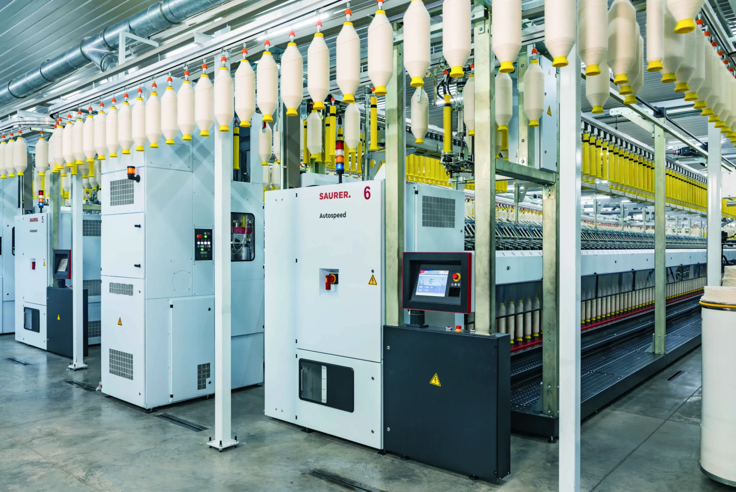 Saurer roving frame Autospeed