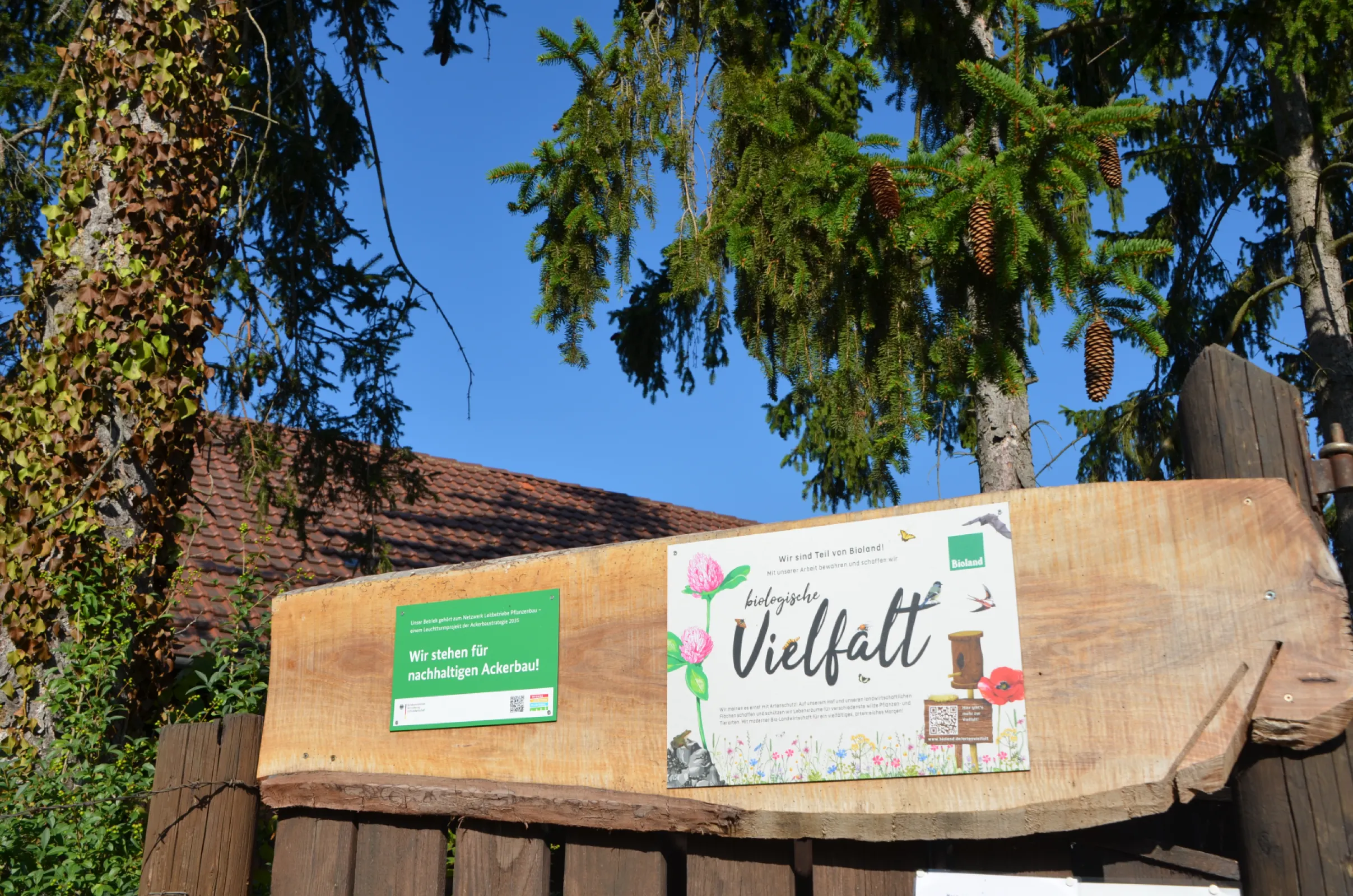 The entrance to the winery