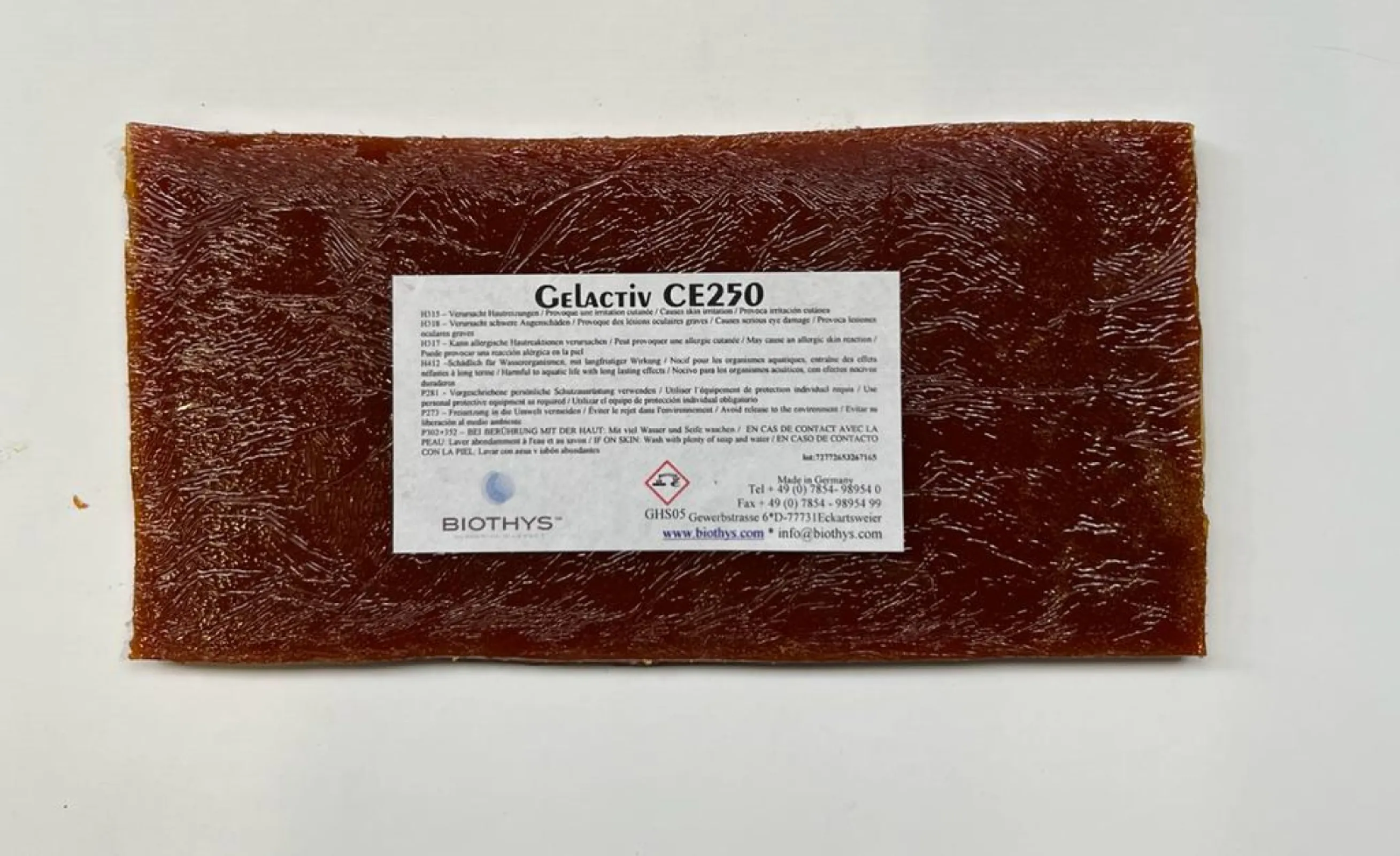 Gelactiv CE - Treatment of urban waste storage areas