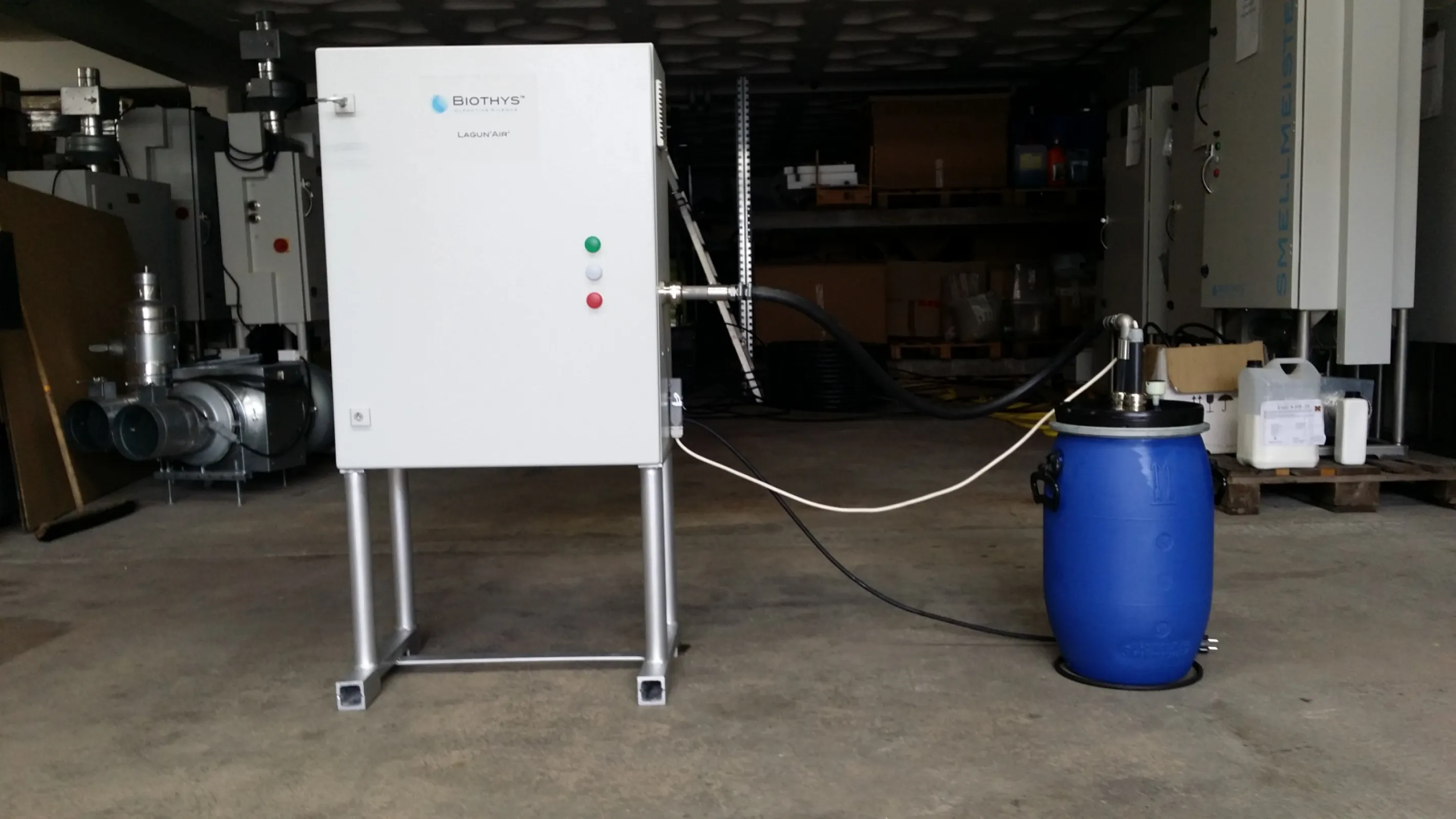 Lagun'air Treatment of odor pollution from process water