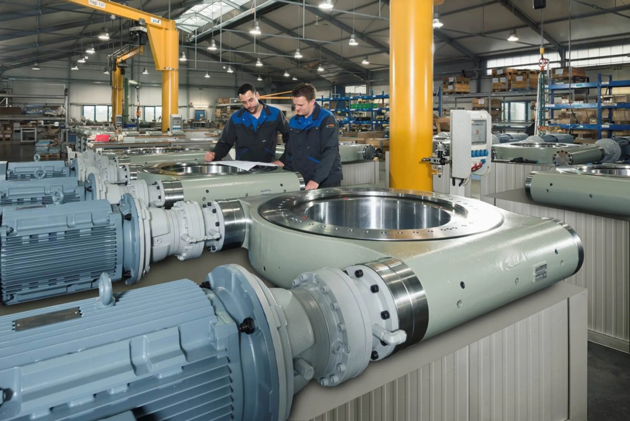 IMO Worm Driven Slew Drives WD-L