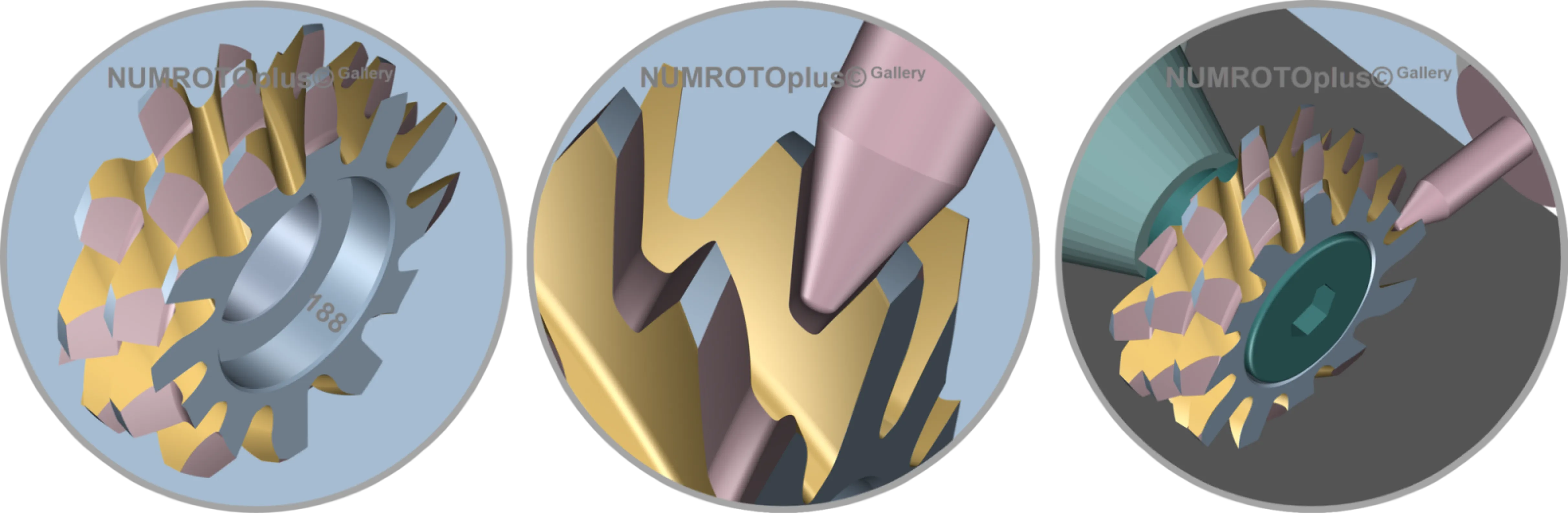 Cam grinding calculated profile for the grinding pin