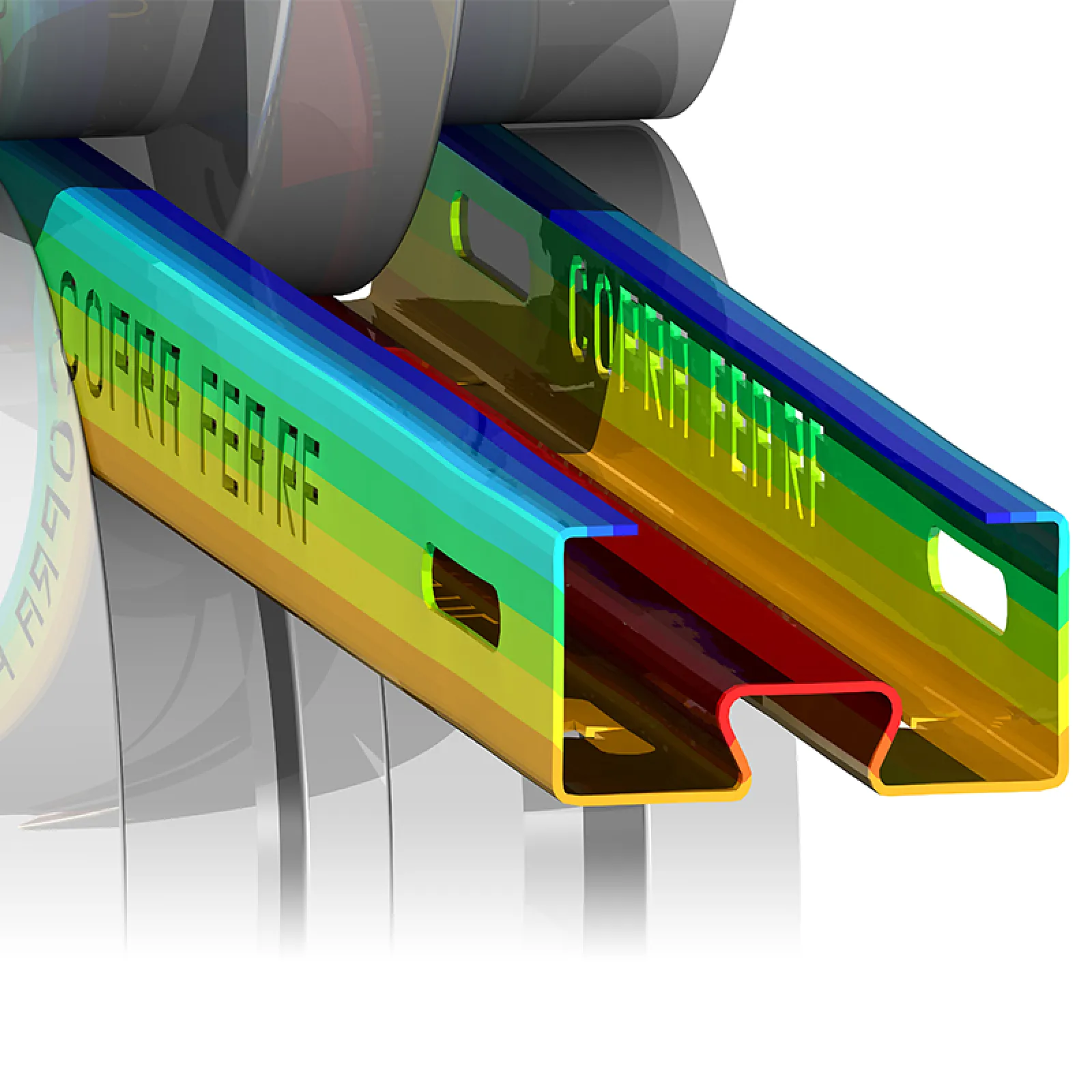 COPRA® FEA RF Open Section Simulation