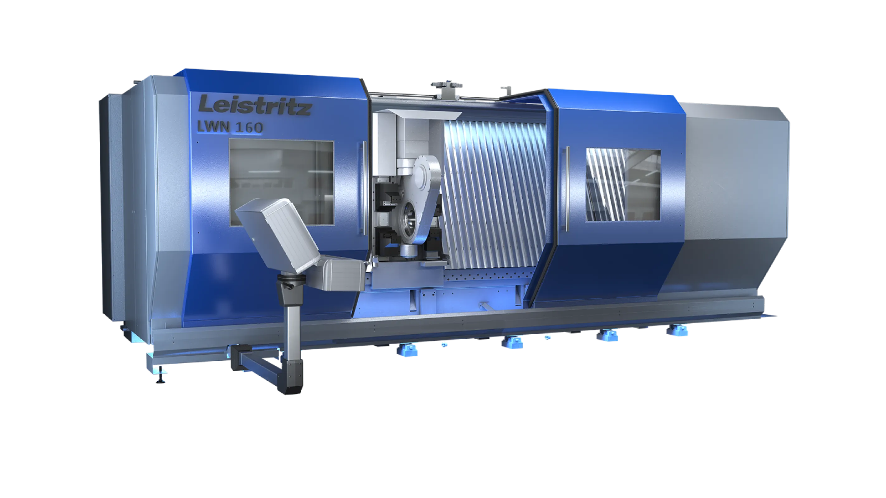 Leistritz Whirling Machine LWN 160 -  ideal for producing lead screws and increasing productivity