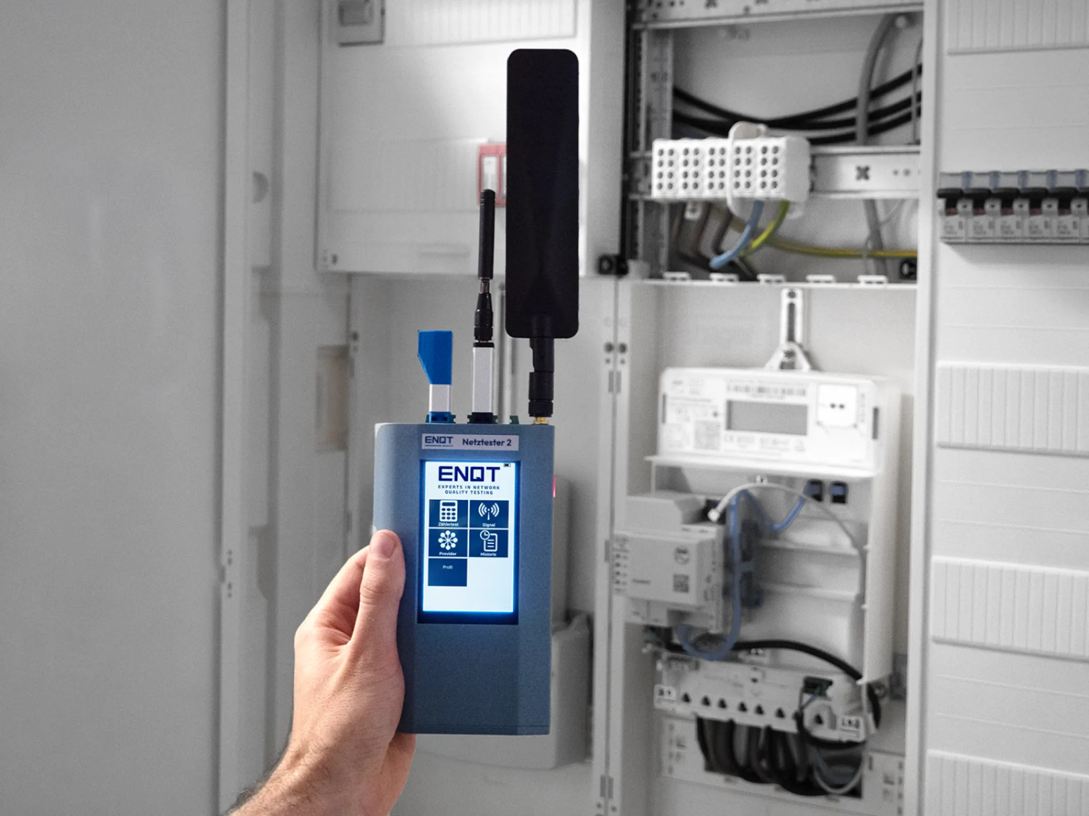 Network Tester in action