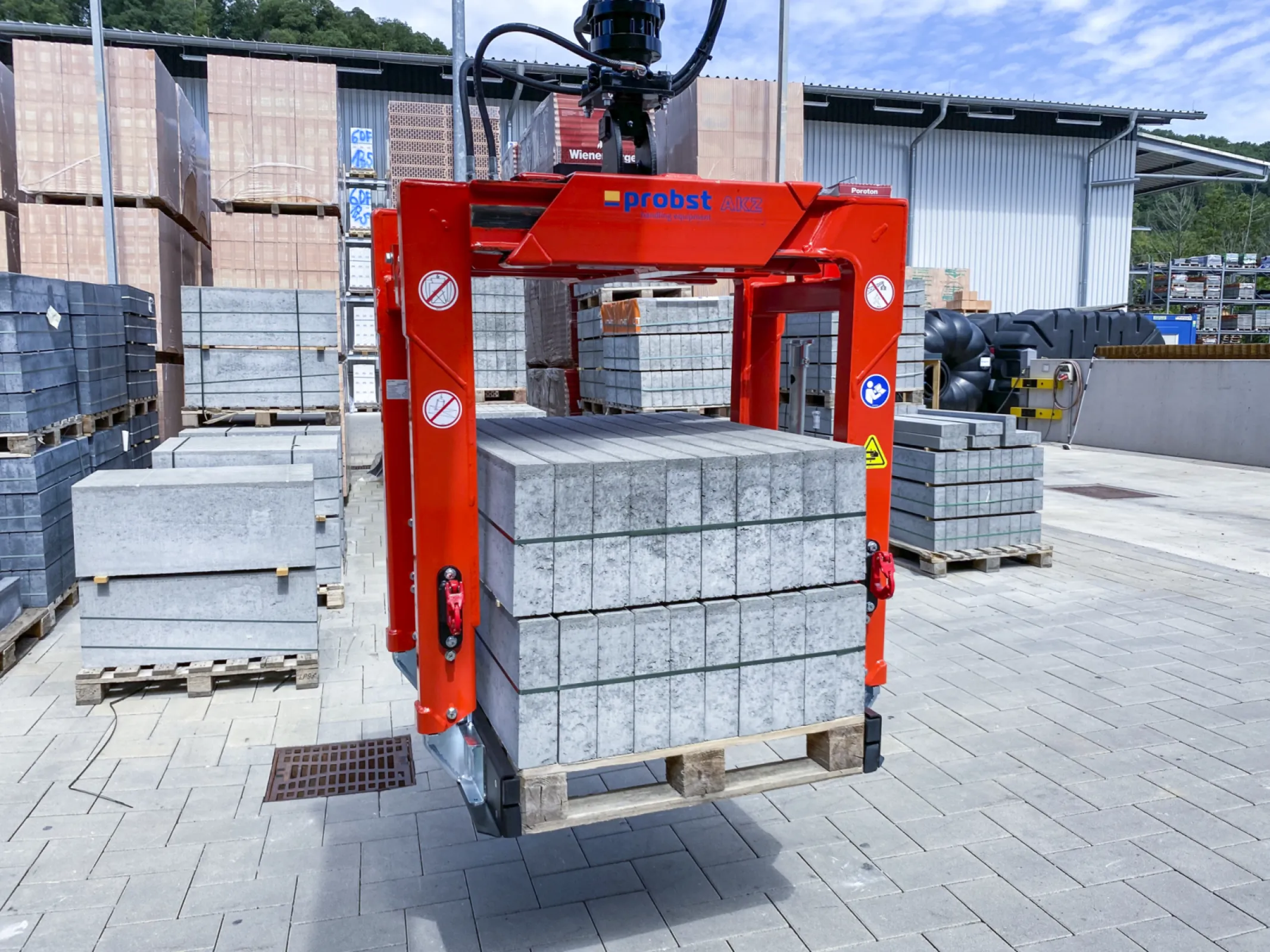 AKZ-UNI-H Block Loading Grabs with Adjustable Height