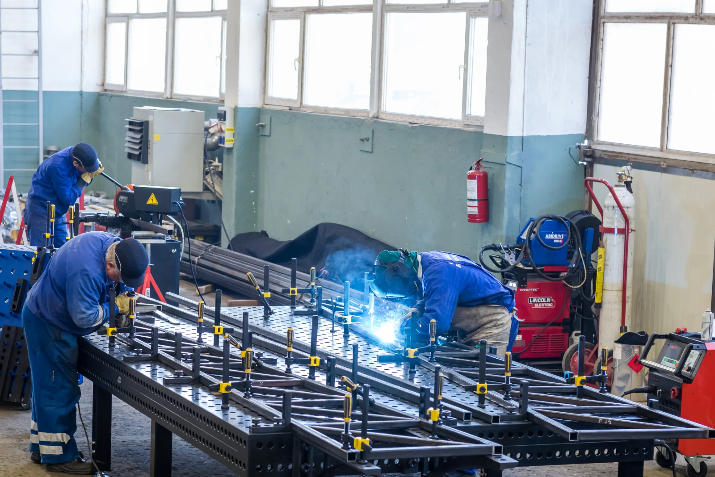 Siegmund in action - metal fabrications