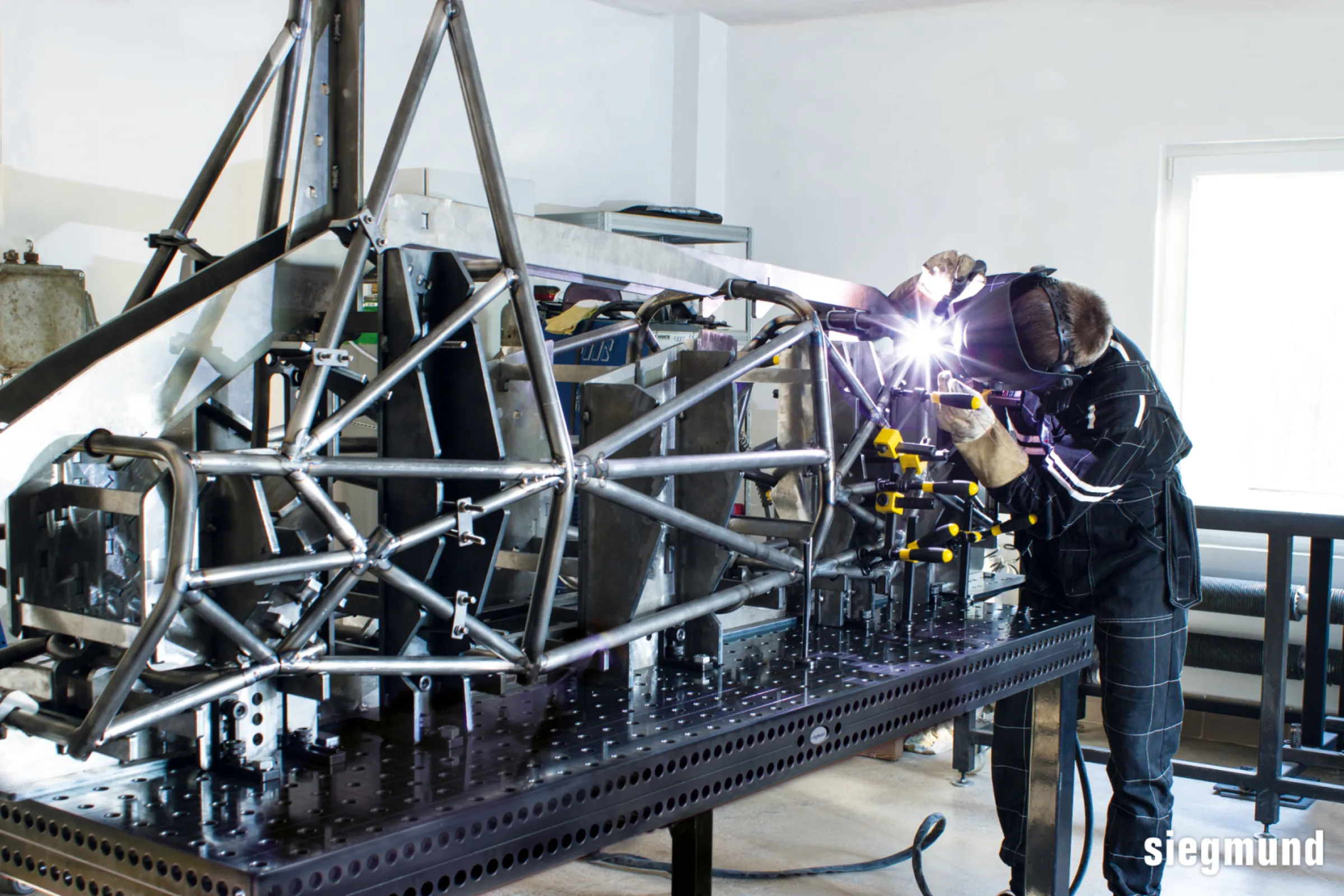 Siegmund in action - Formula racing