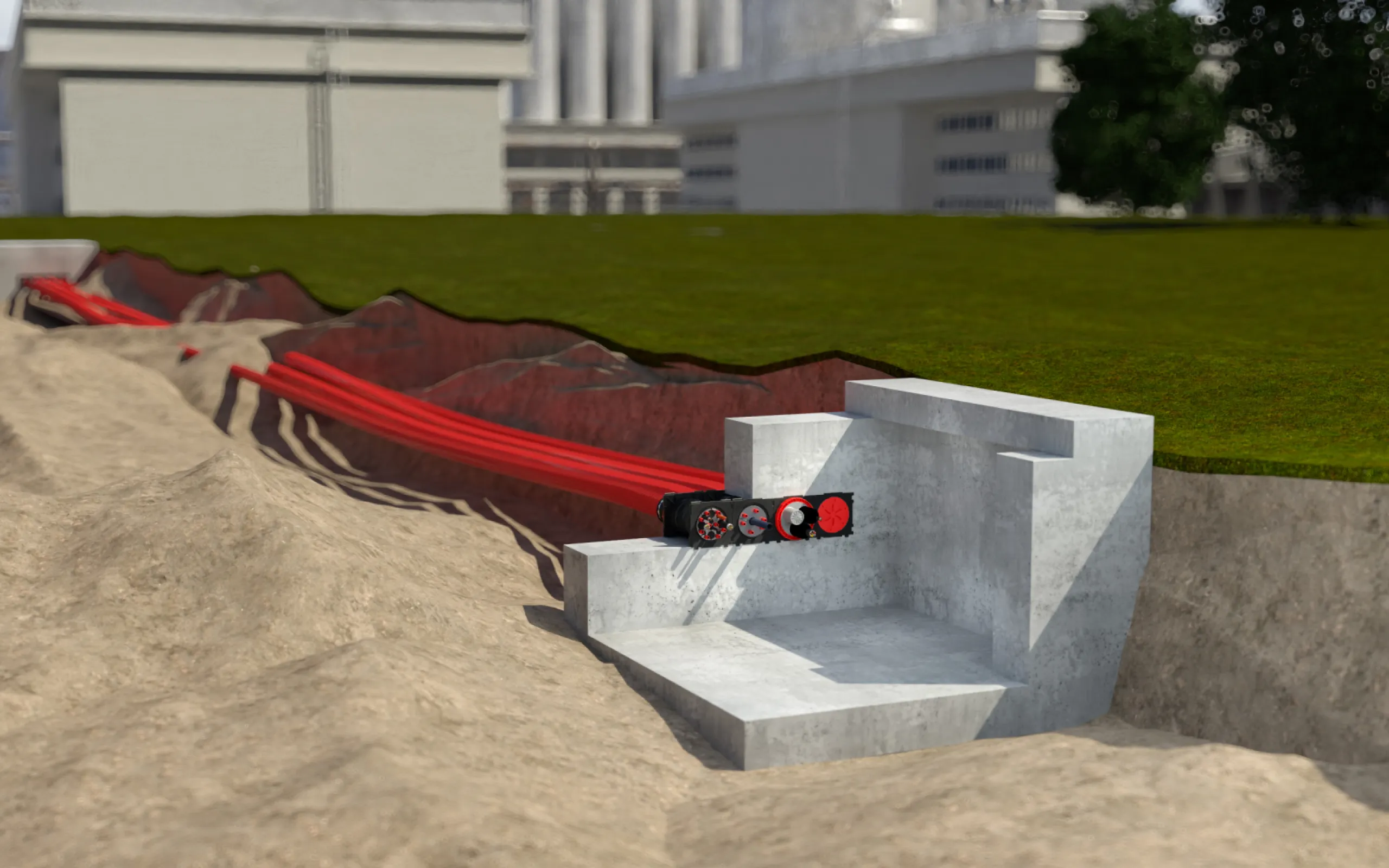 KRASO Cable Penetration KDS double wall penetration