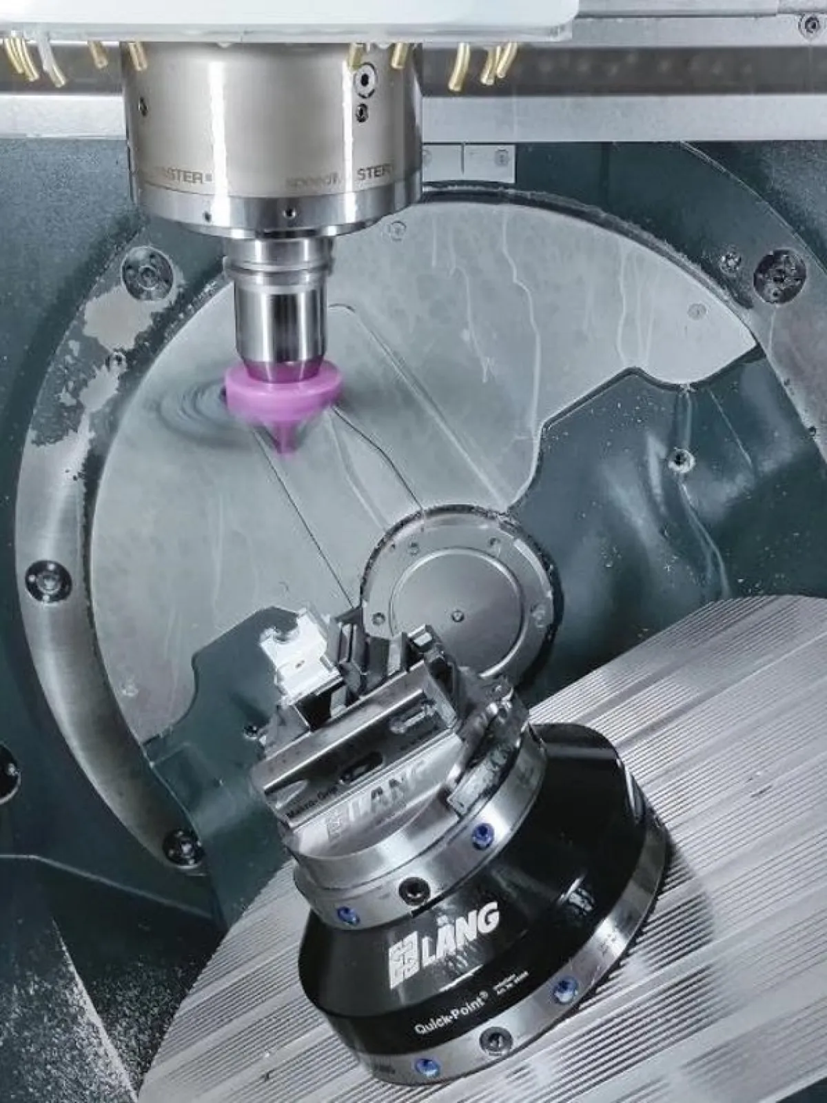 Automatic in-process cleaning