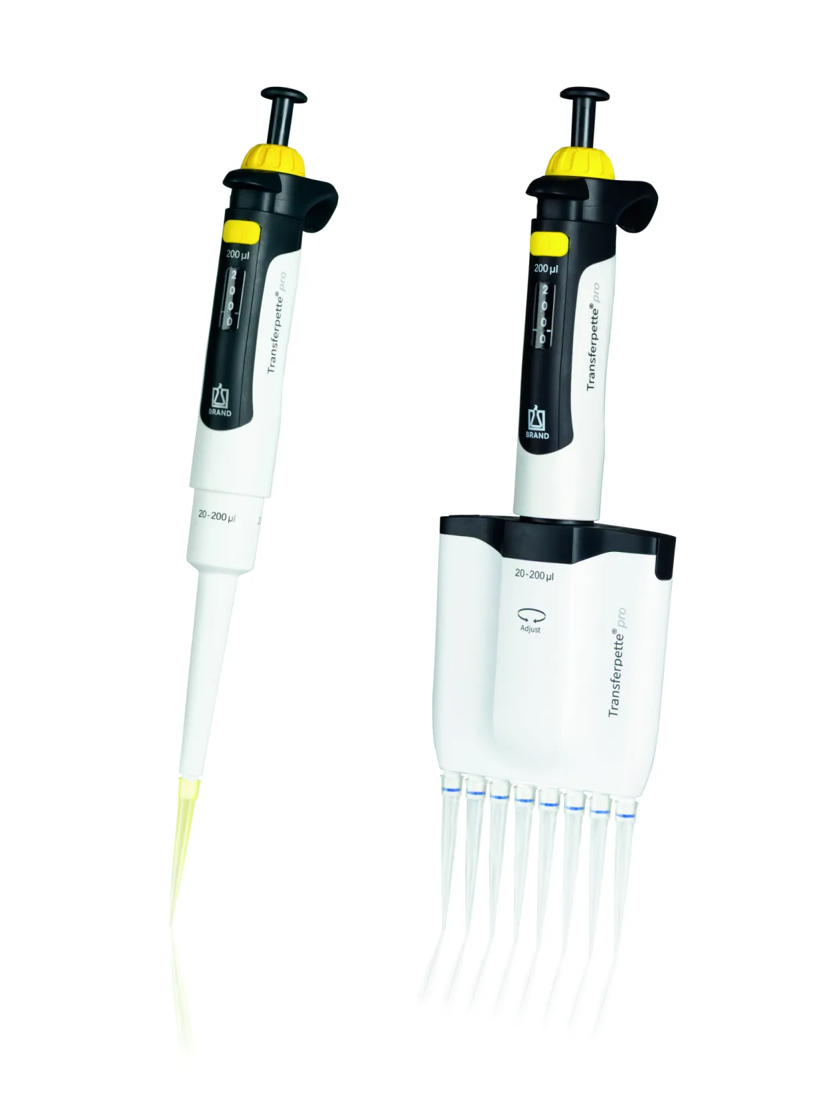 New Transferpette® pro - single-/ and multichannel pipette