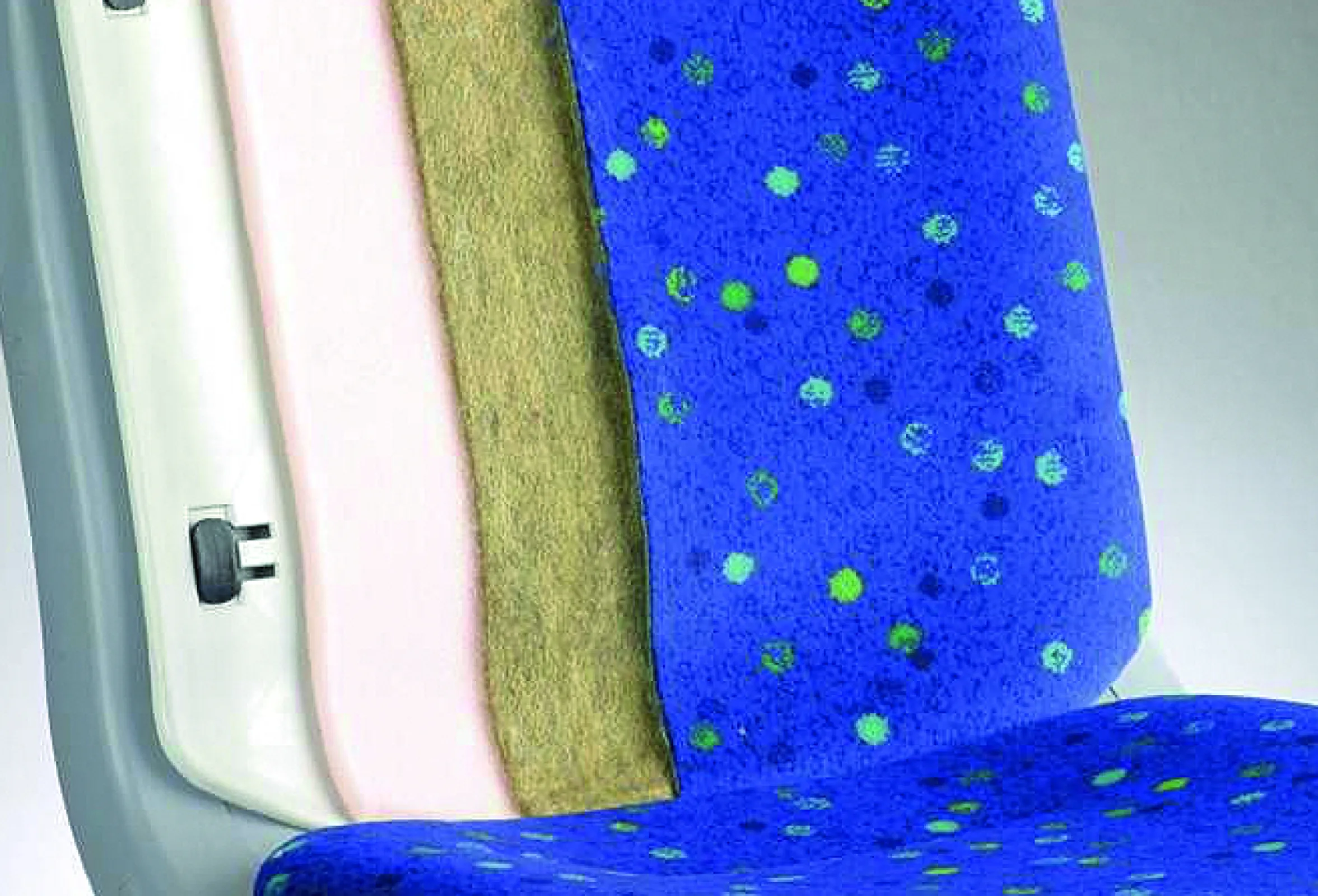 Asiento ferroviario con BWF FireGuard