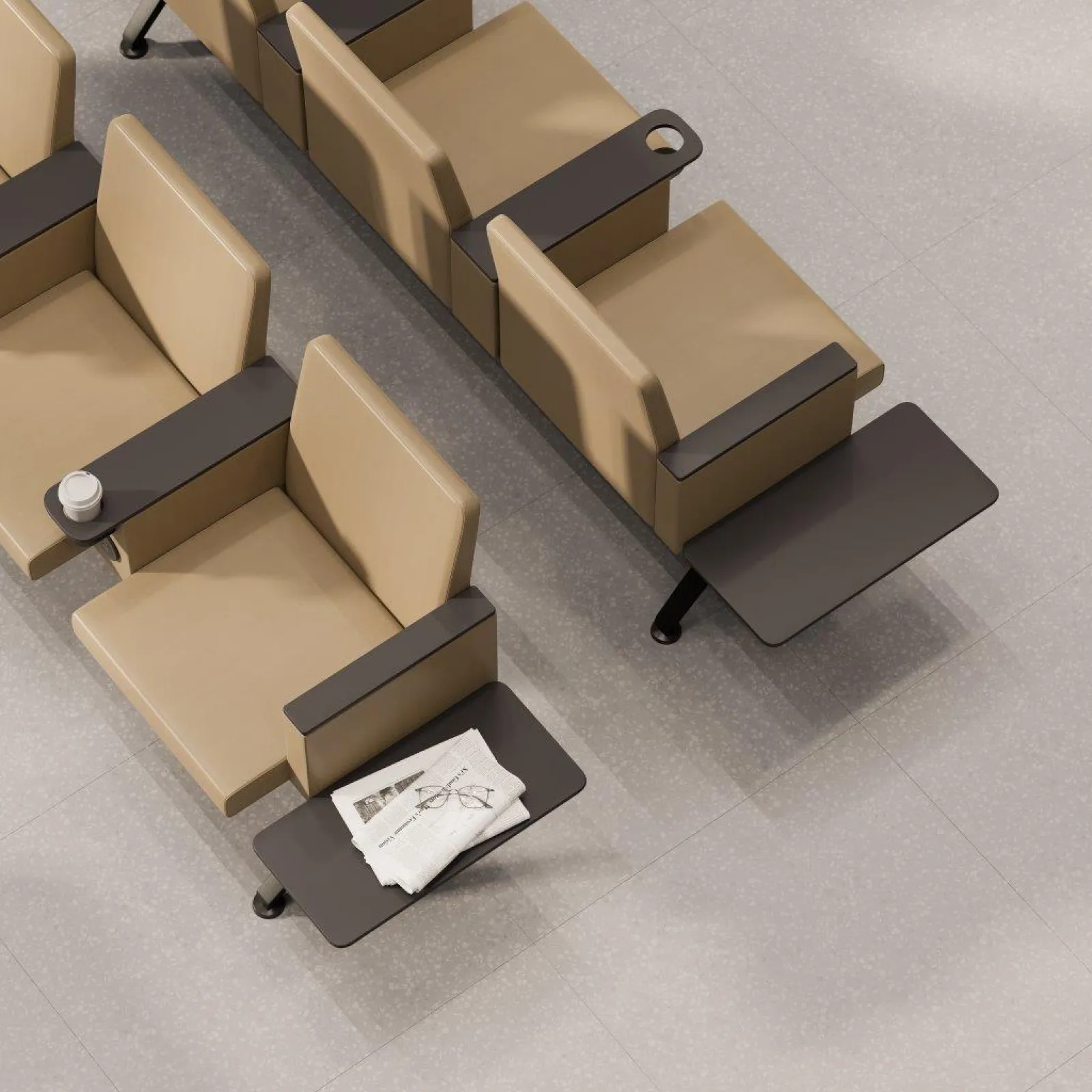 V-Travel Soft Bench by Justus Kolberg, Kusch+Co