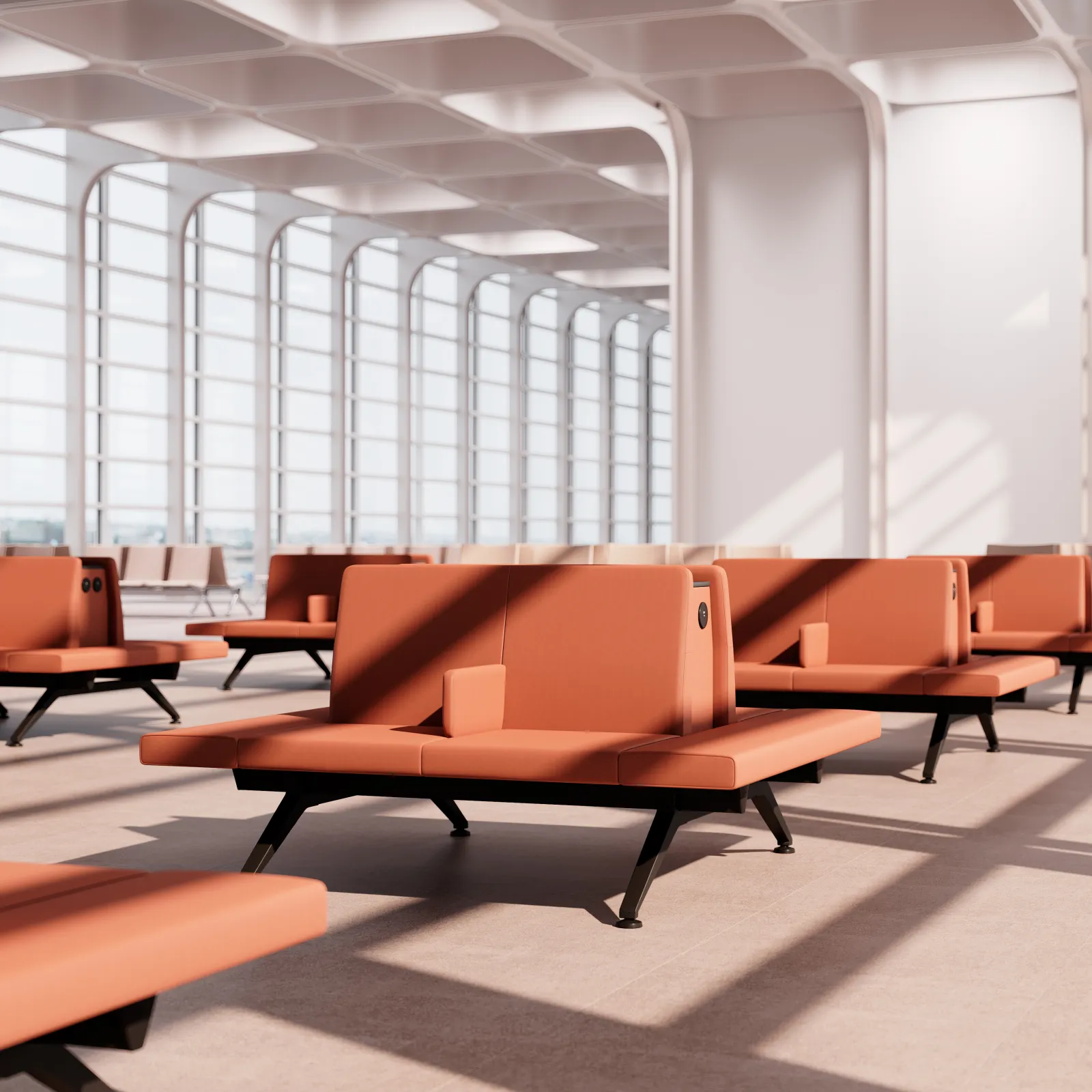 V-Travel Soft Bench by Justus Kolberg, Kusch+Co