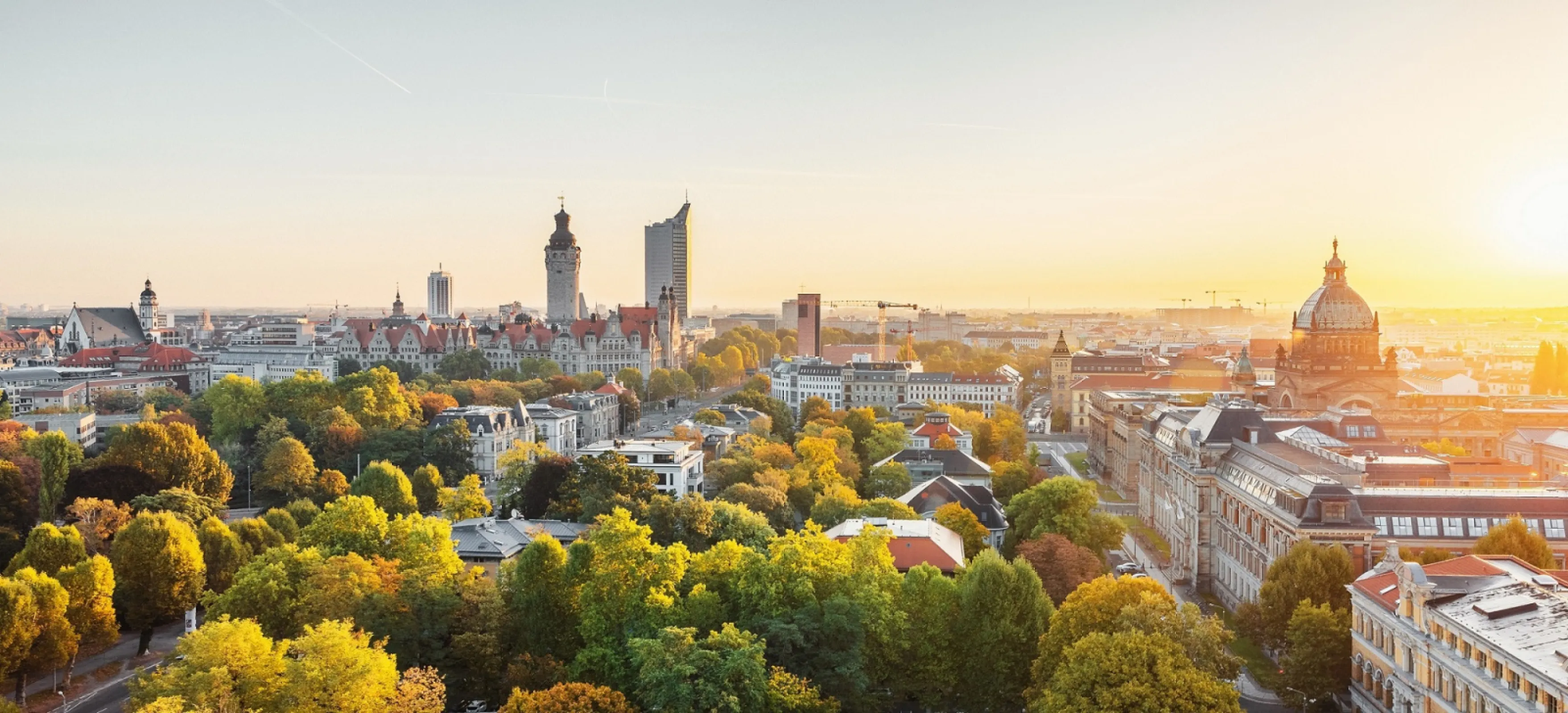 Leipzig Panorama - Anyone who comes to the city is infected by that incomparable Leipzig feeling of renewal and freedom. © Philipp Kirschner