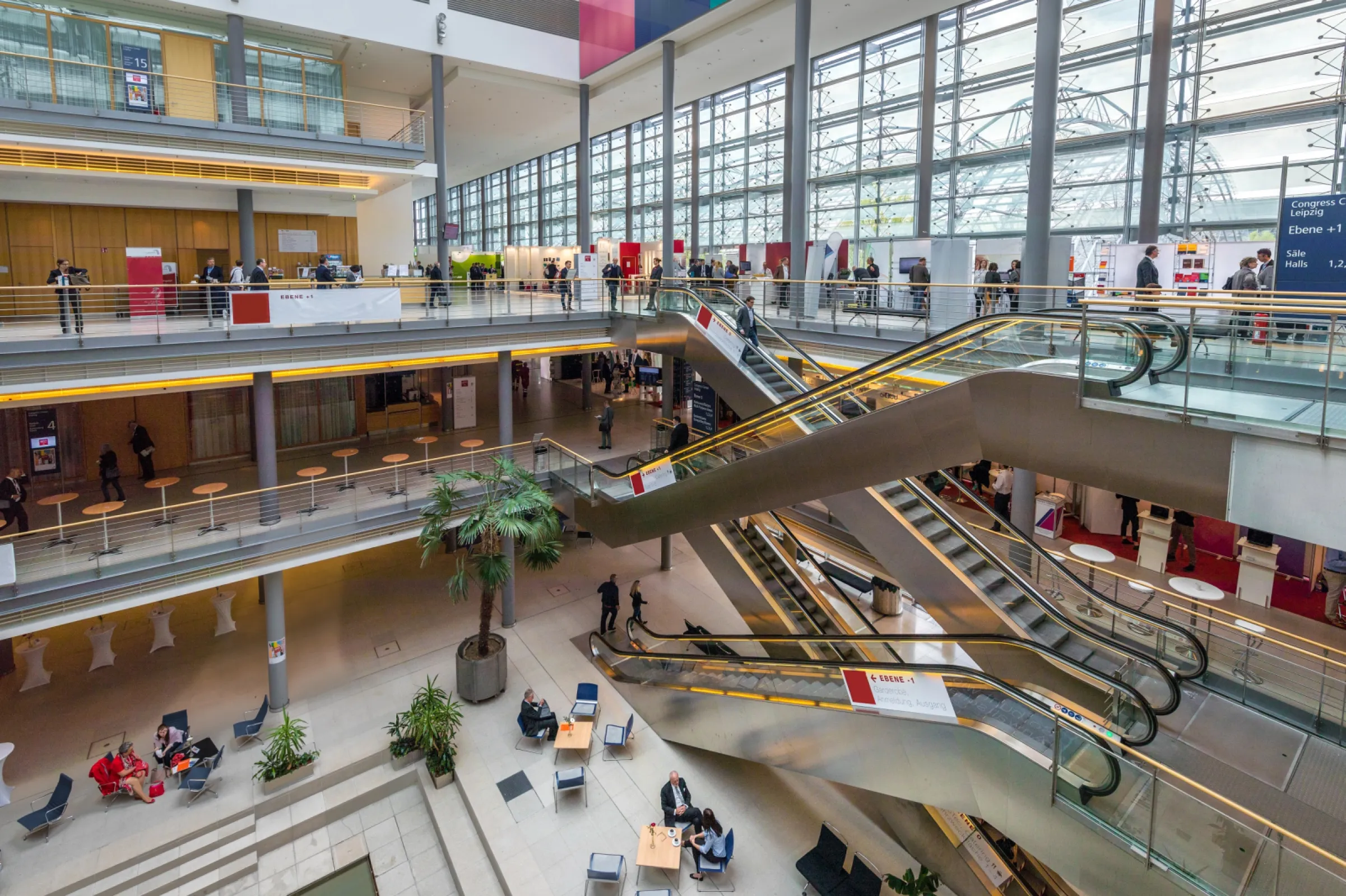 Congress Center Leipzig (CCL) is one of the most modern meeting venues in Europe. @ Leipziger Messe